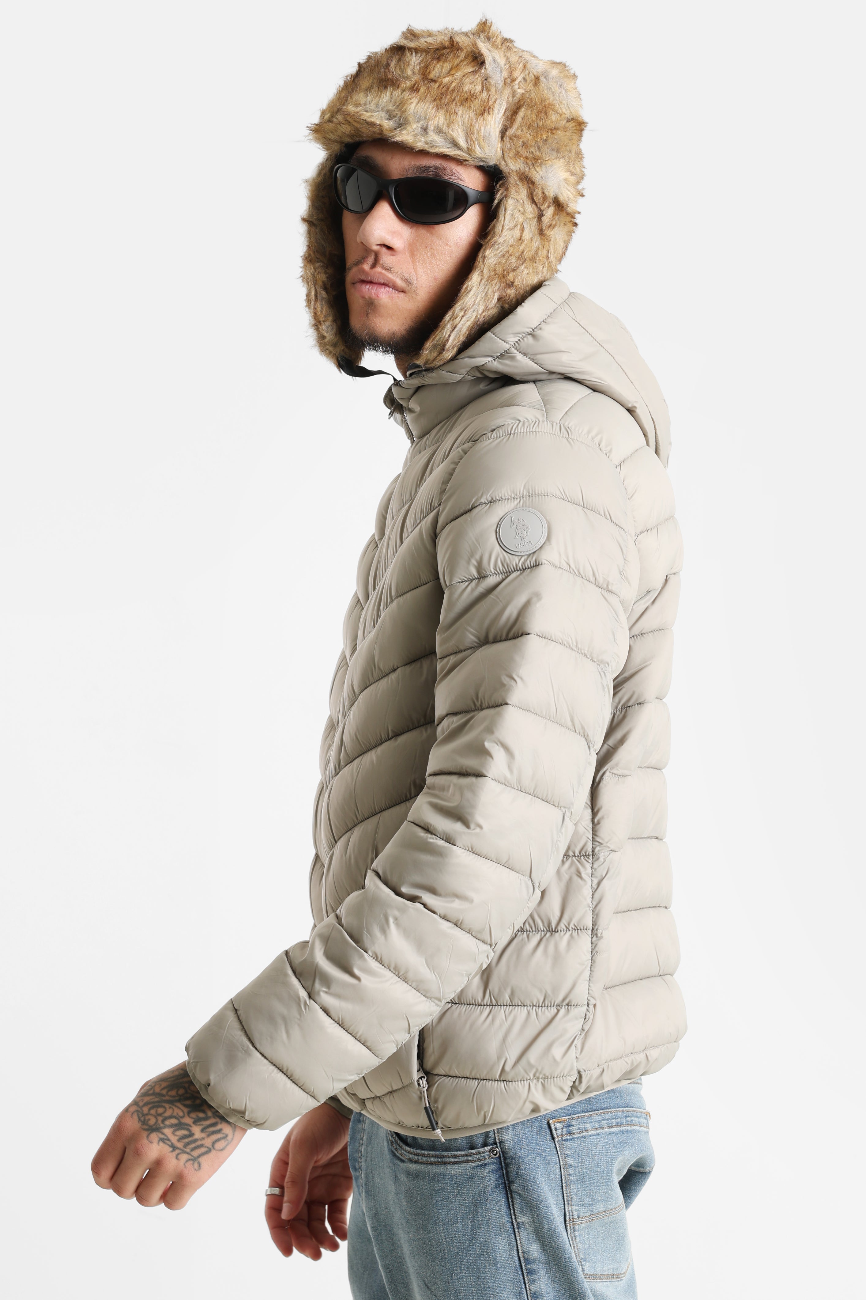 Leichte Gesteppte Jacke - Stone