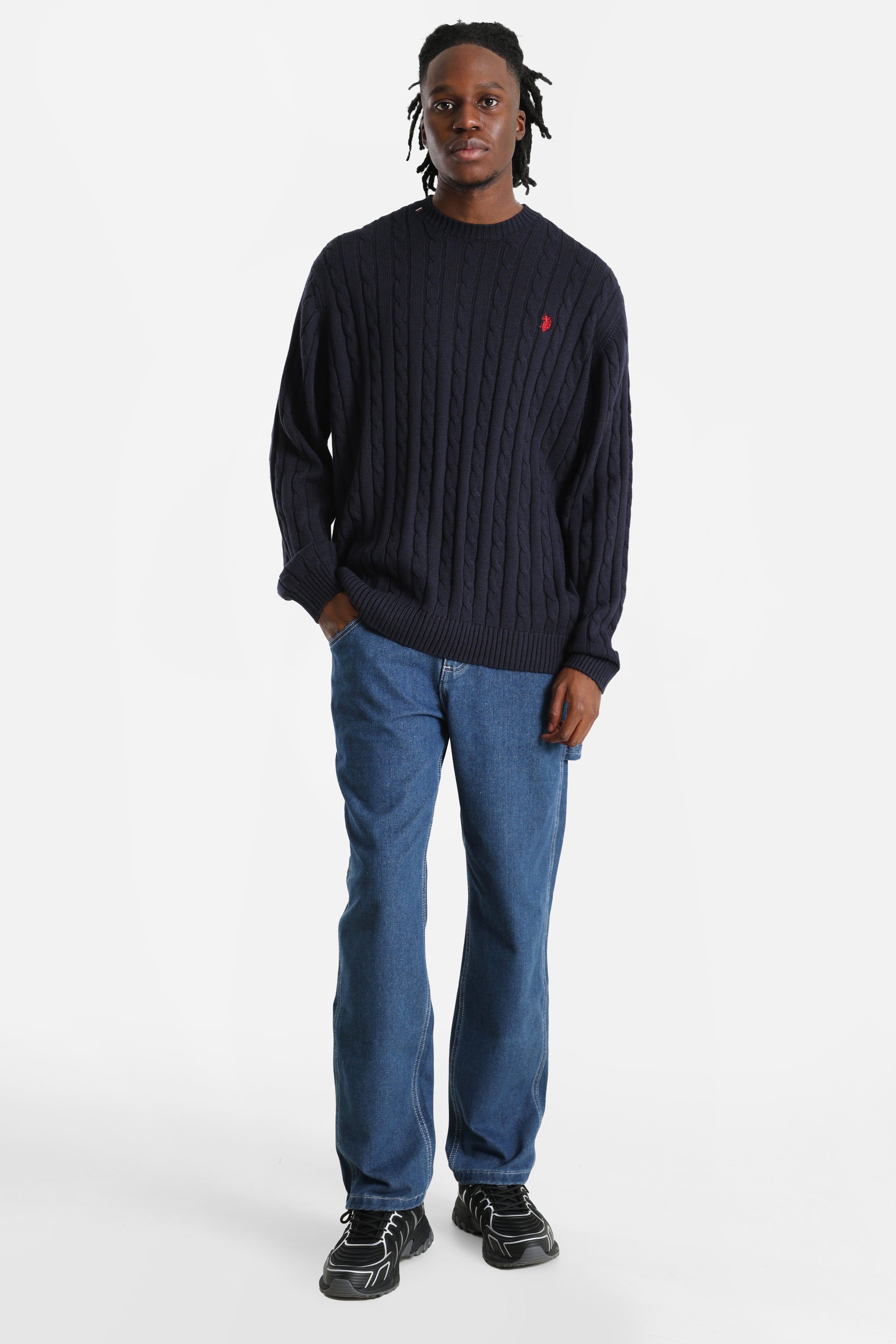 Bert pull en tricot - Navy