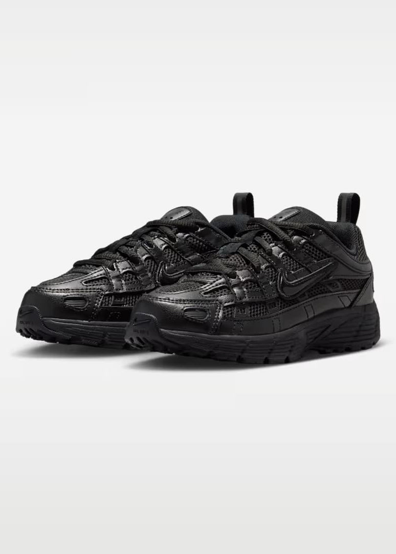 P-6000 Lace Kids Sneaker - Black