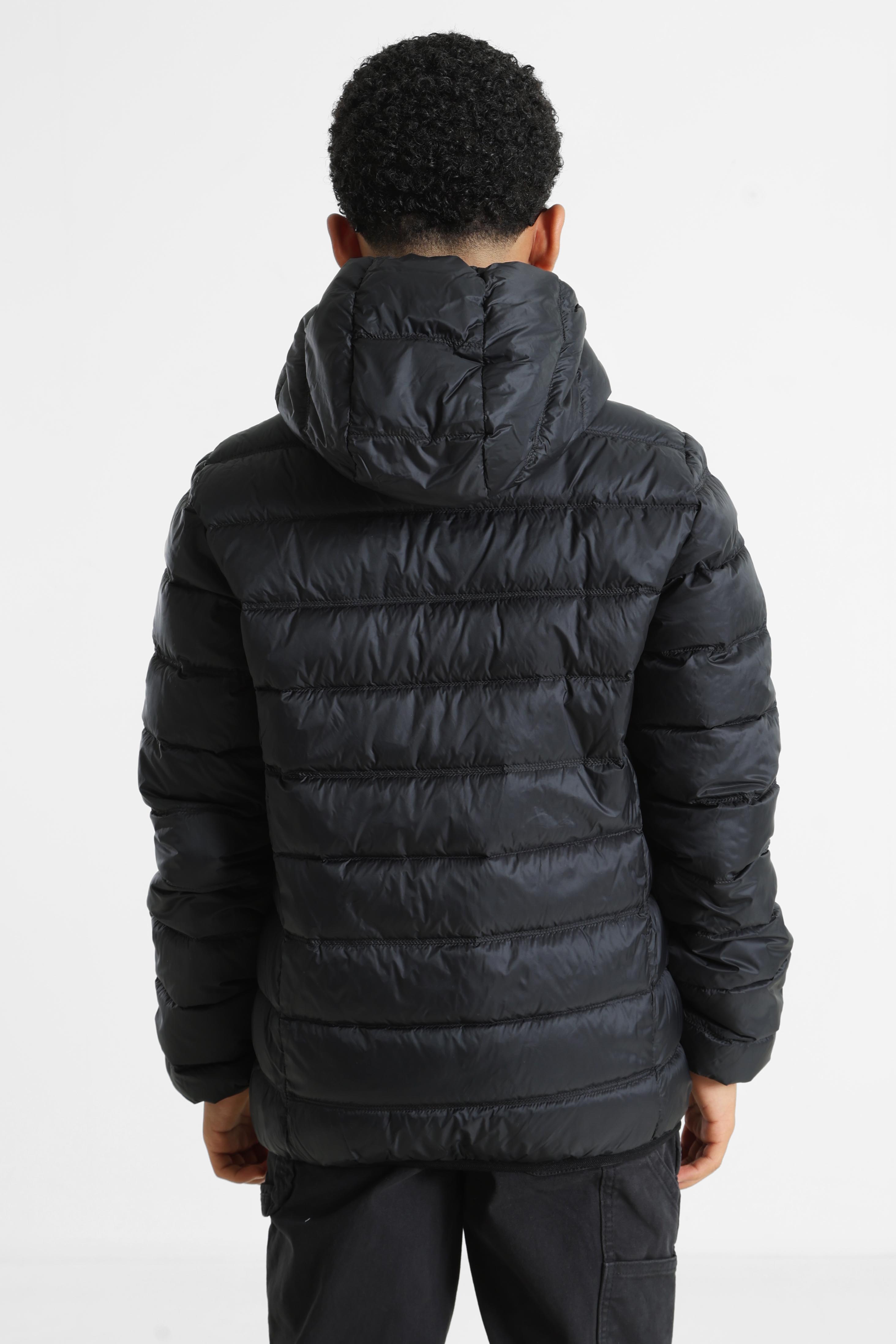 Leichte gesteppte Daunenjacke - Black