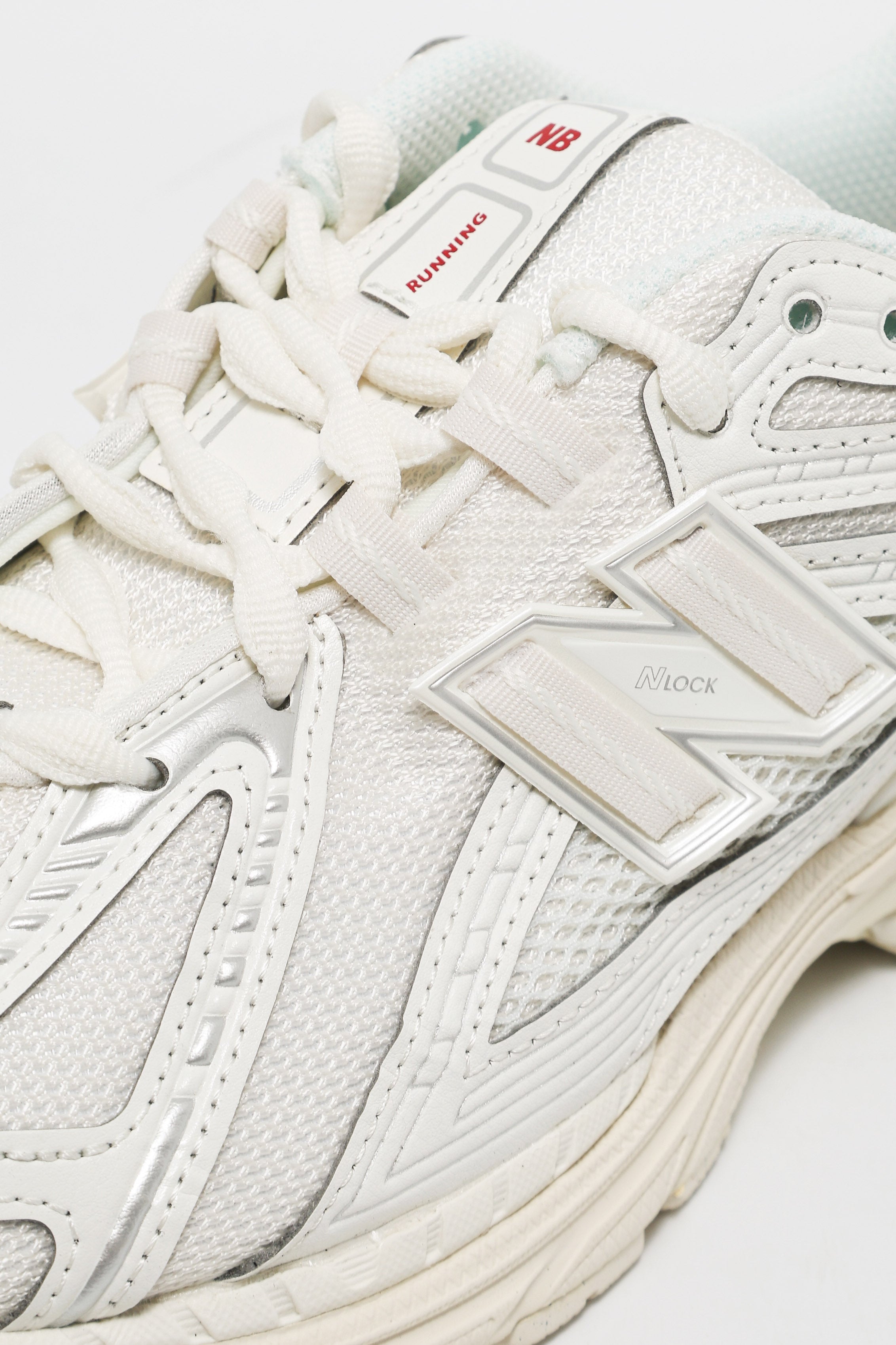 U 1906R Sport Essentials Sneaker - Angora + Sea Salt + Shadow Red