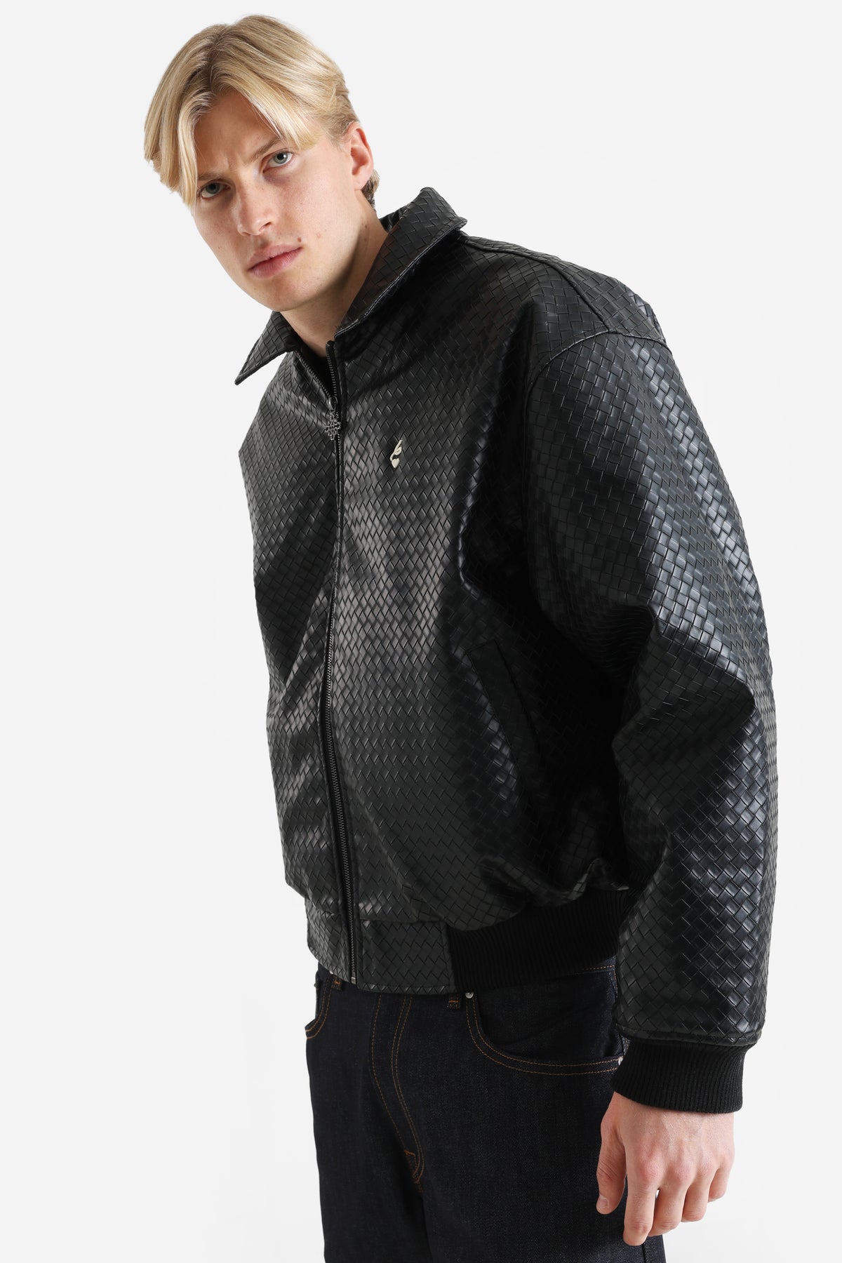 Veste en similicuir - Black