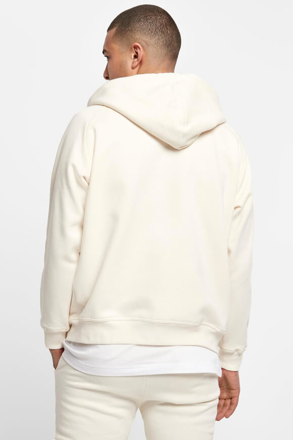 Oversize Kapuzensweatjacke - Whitesand