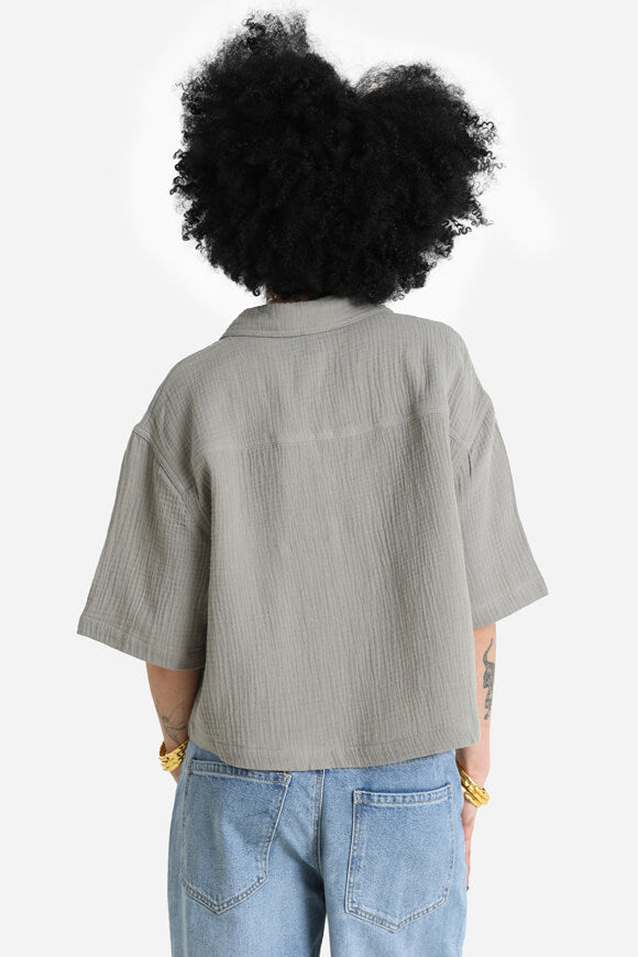 Camicia in mussola - kaki