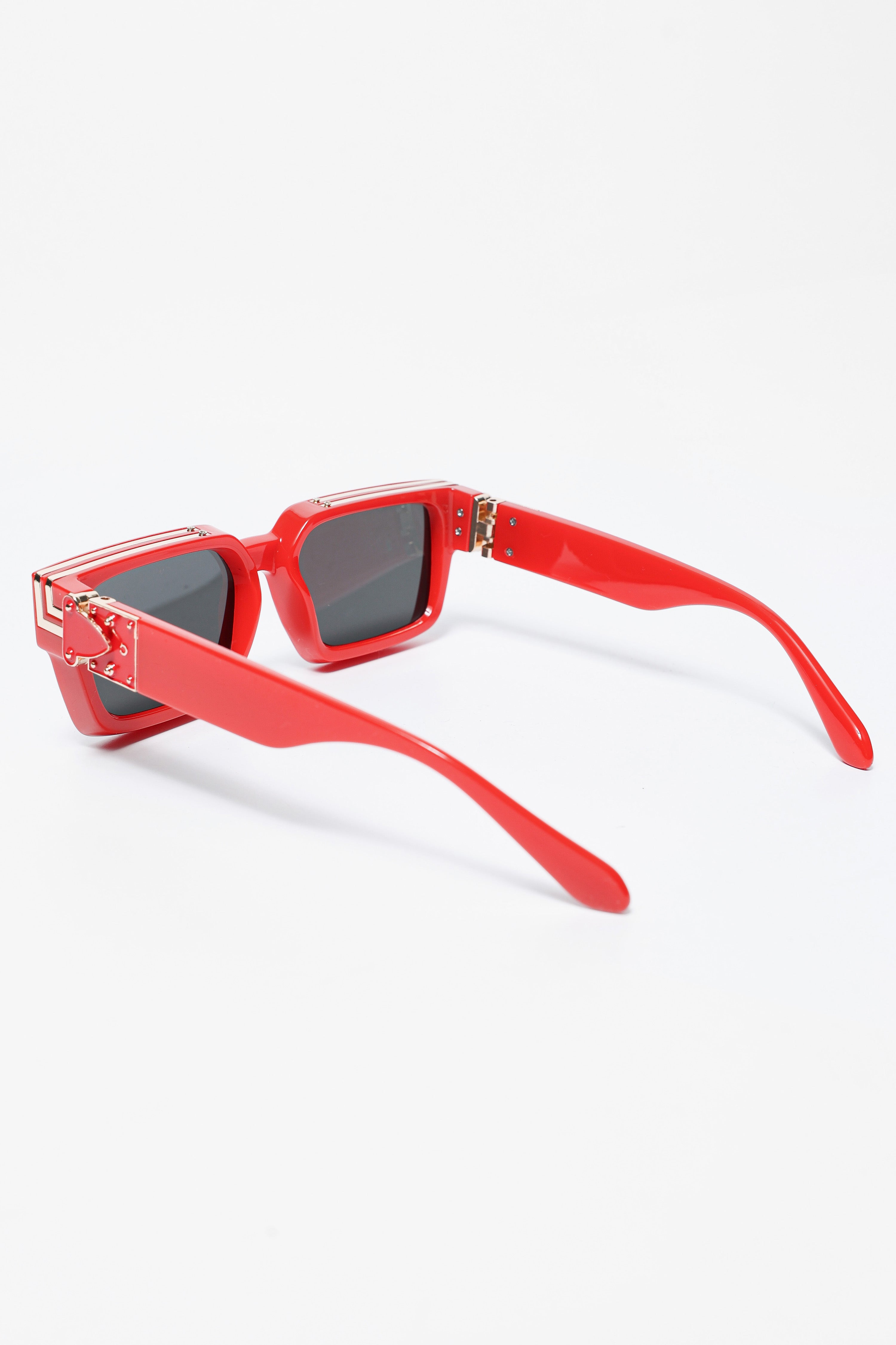 Sonnenbrille - Red + Gold + Black