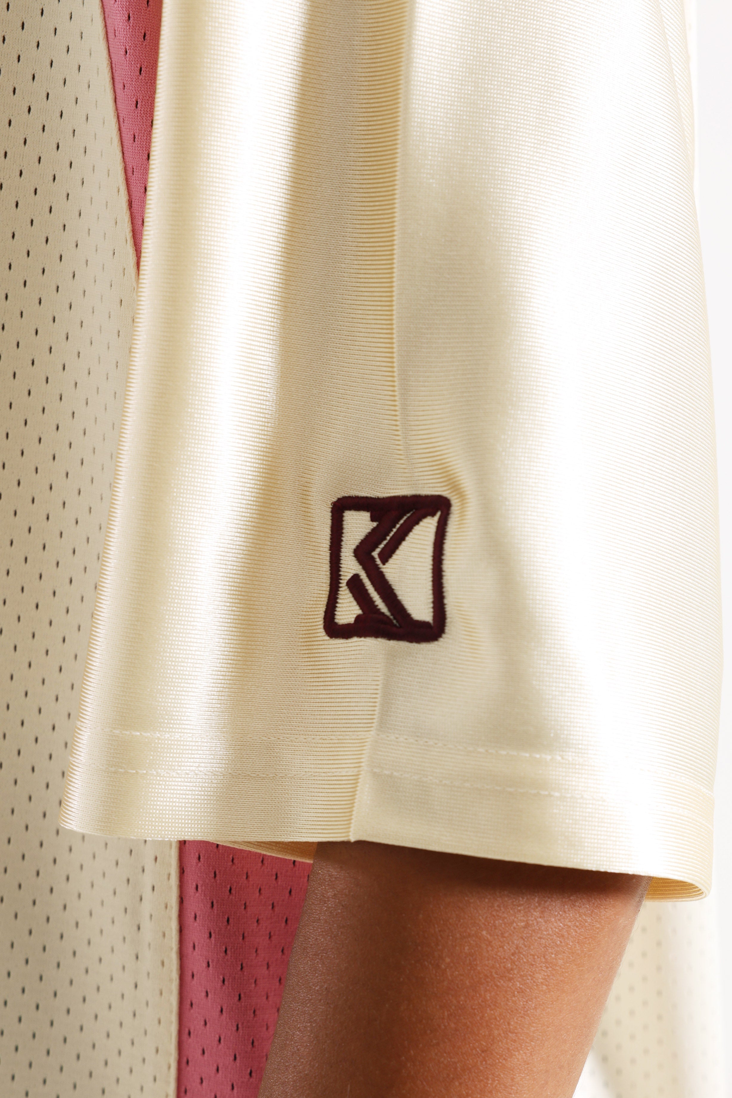 Oversize Mesh T-Shirt - Vanilla + Berry + Pink