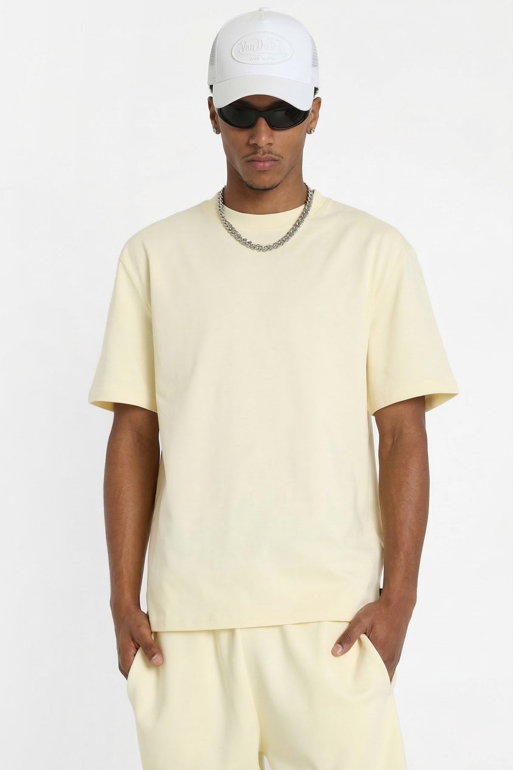 Oversize T-Shirt - Hellgelb