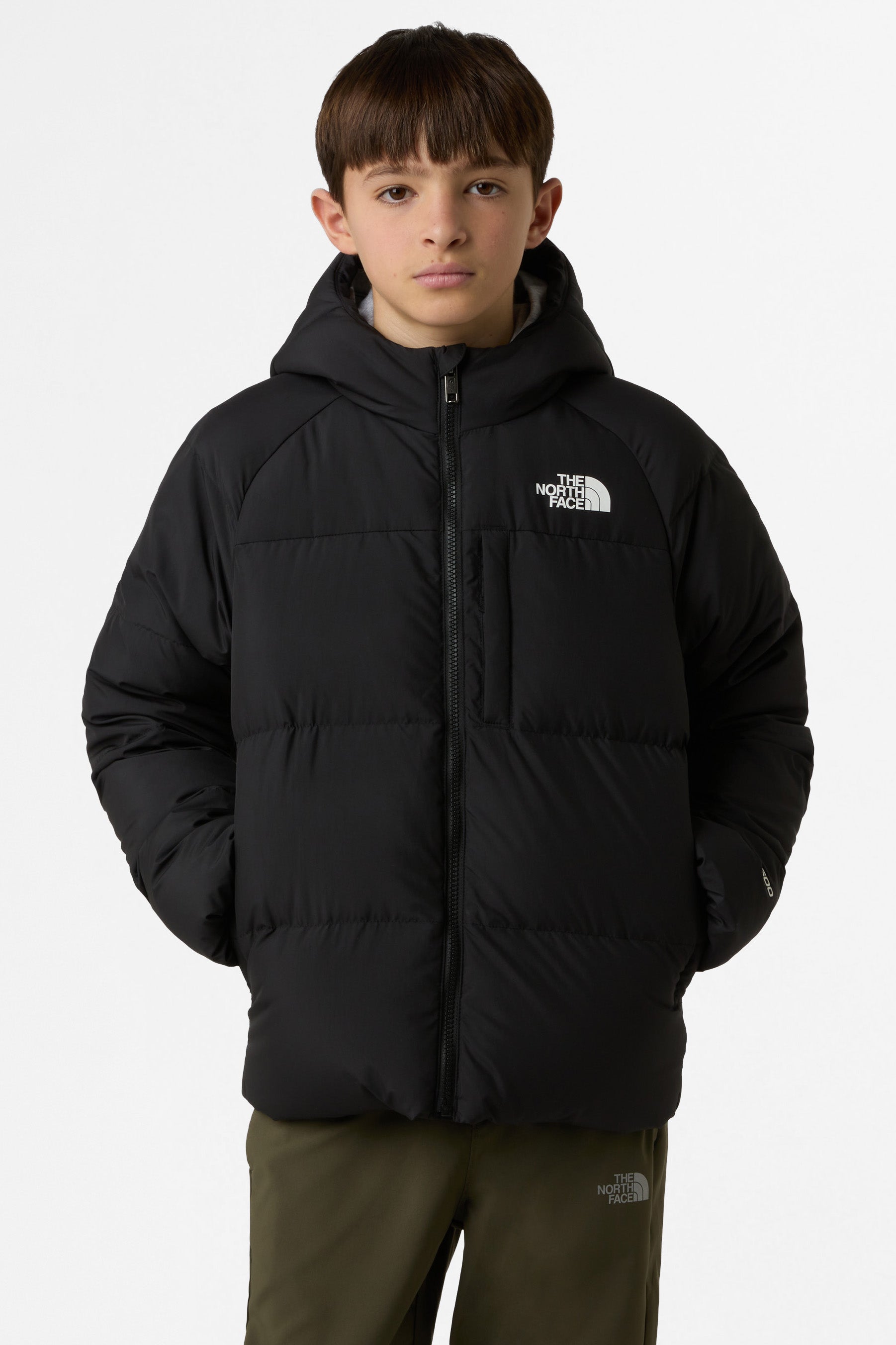 Gesteppte Daunenjacke - Black
