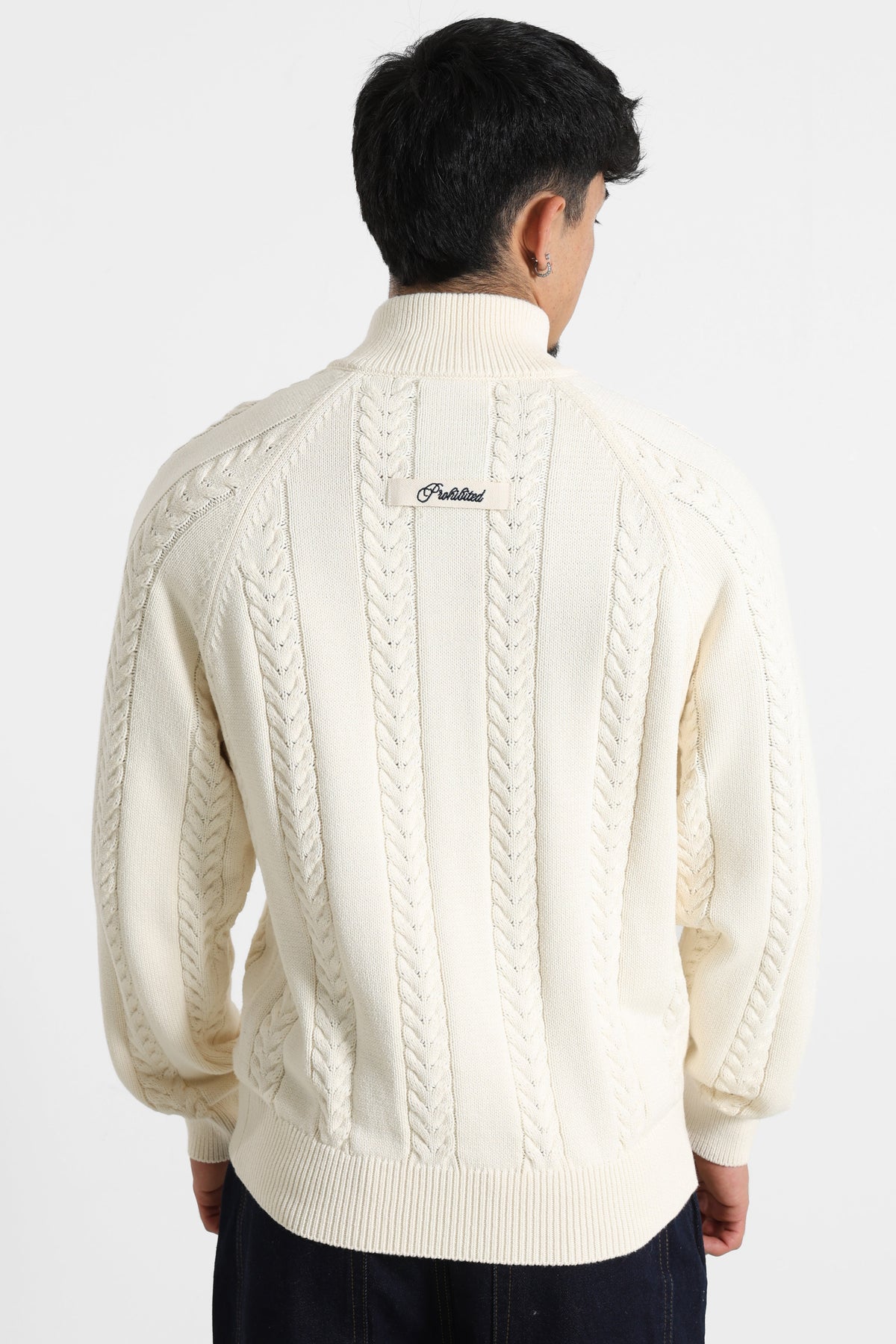 Knitted sweater - Cream