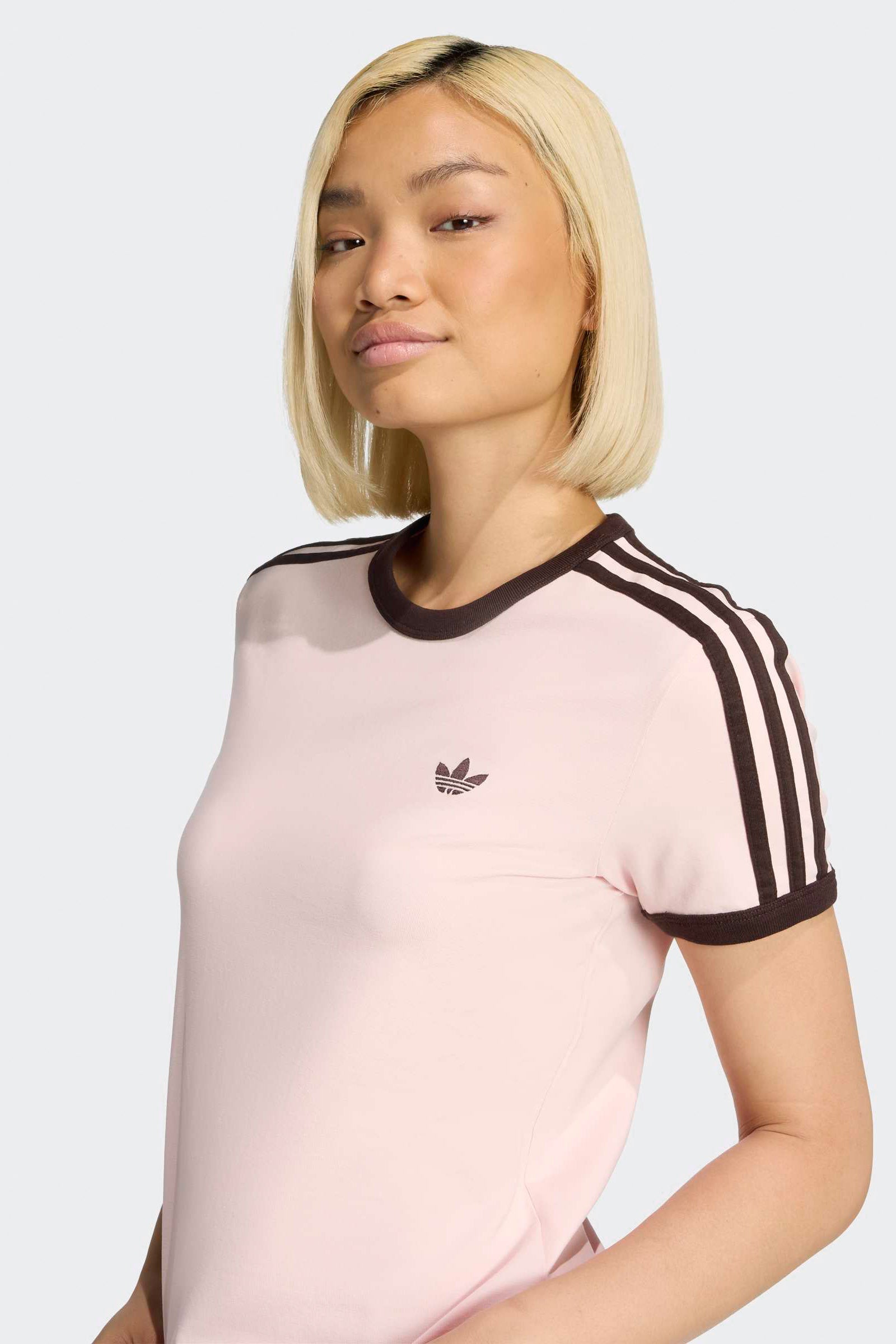 T-Shirt - Sandy Pink + Aurora Coffee