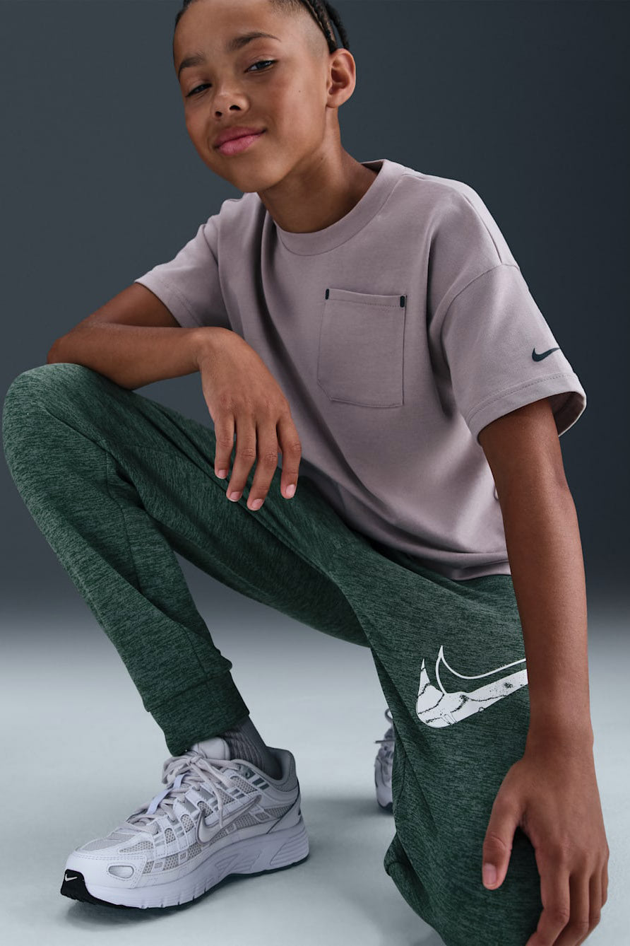 Multi Stain Repel Trainingshose - Fir + Clay Green + Heather