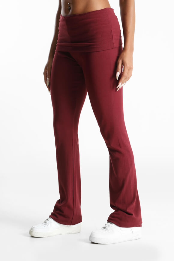 Flare Leggings - Bordeaux