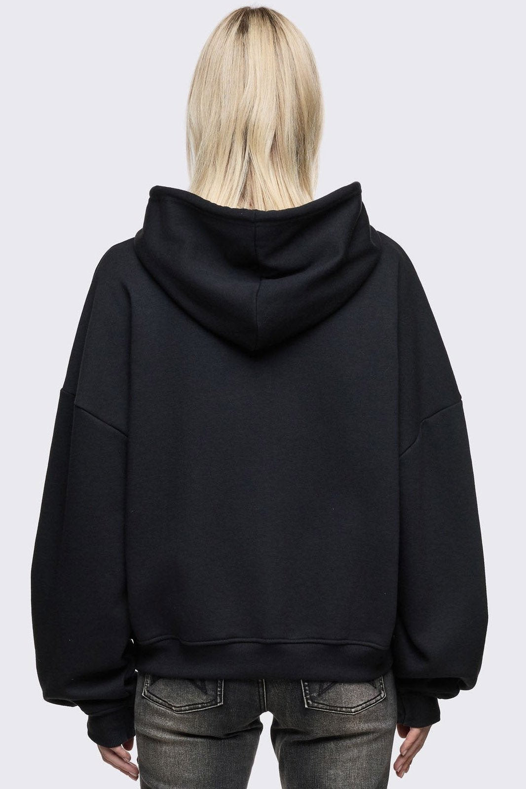 Heavenly Alicorn Oversize Kapuzensweatjacke - Black