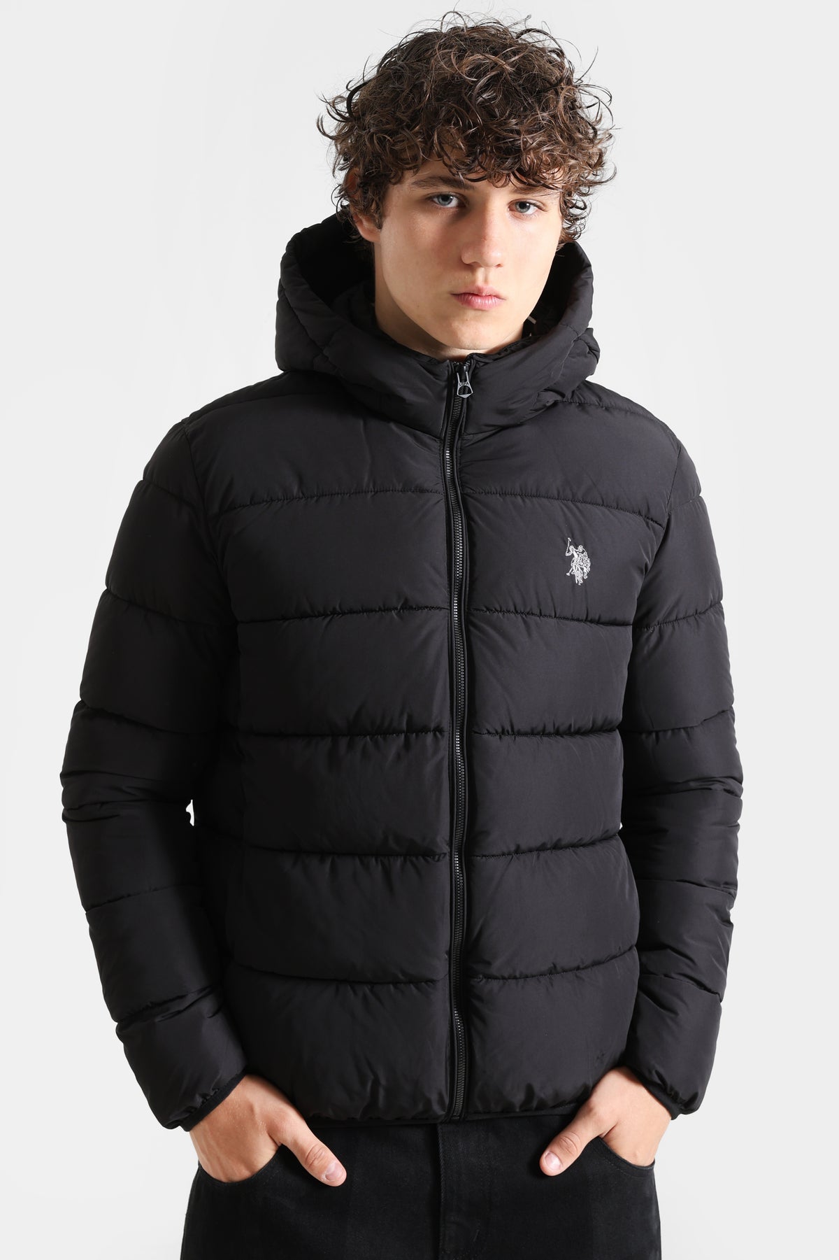 Domi gesteppte Jacke - Black