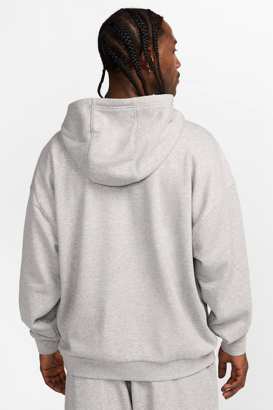 Club Fleece Oversize Hooded Sweatshirt - Grey Heather