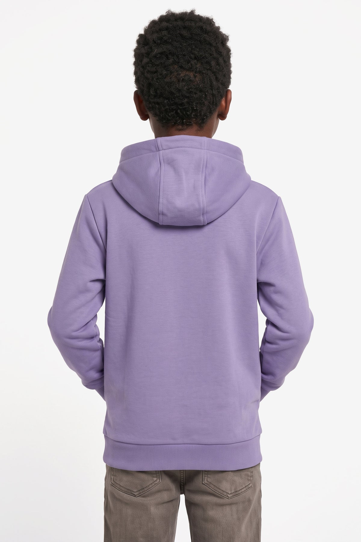 Fluffy Kapuzensweatjacke - Electriclilac