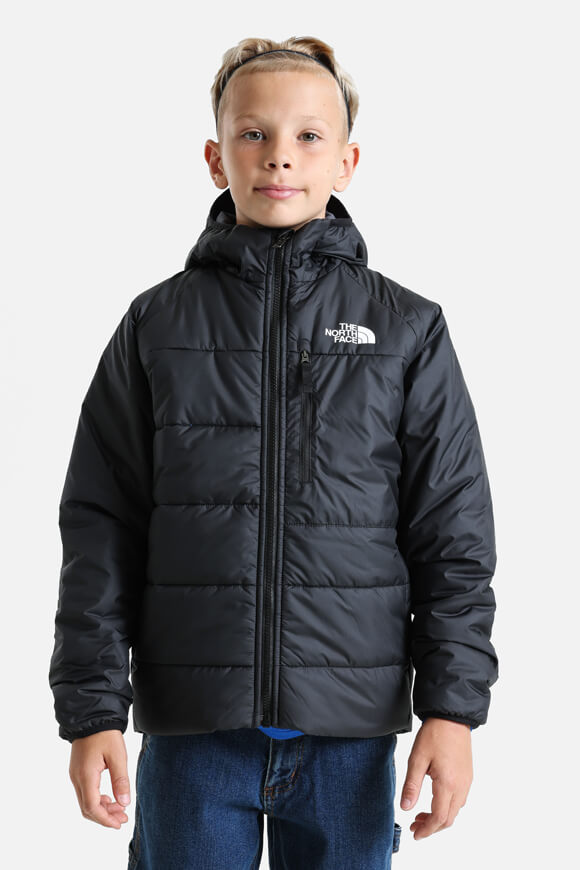 Perrito Leichte Wendejacke - Black + Dark Grey