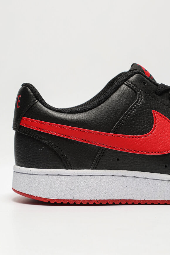 Court Vision Next Nature Sneaker - Black + University Red + White