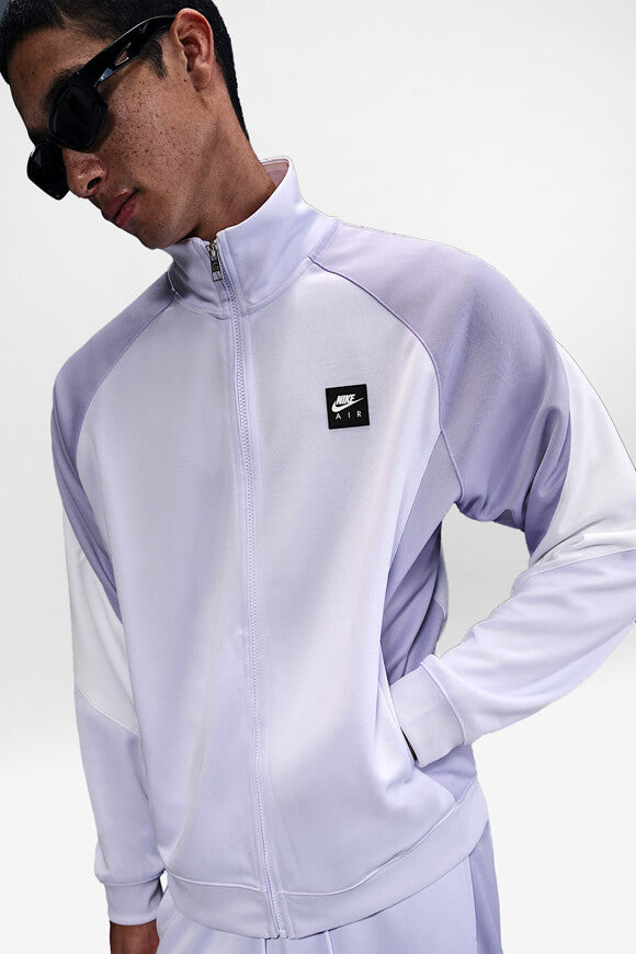 Air Oversize Trainingsjacke - Amethyst Tint + Hydrangeas