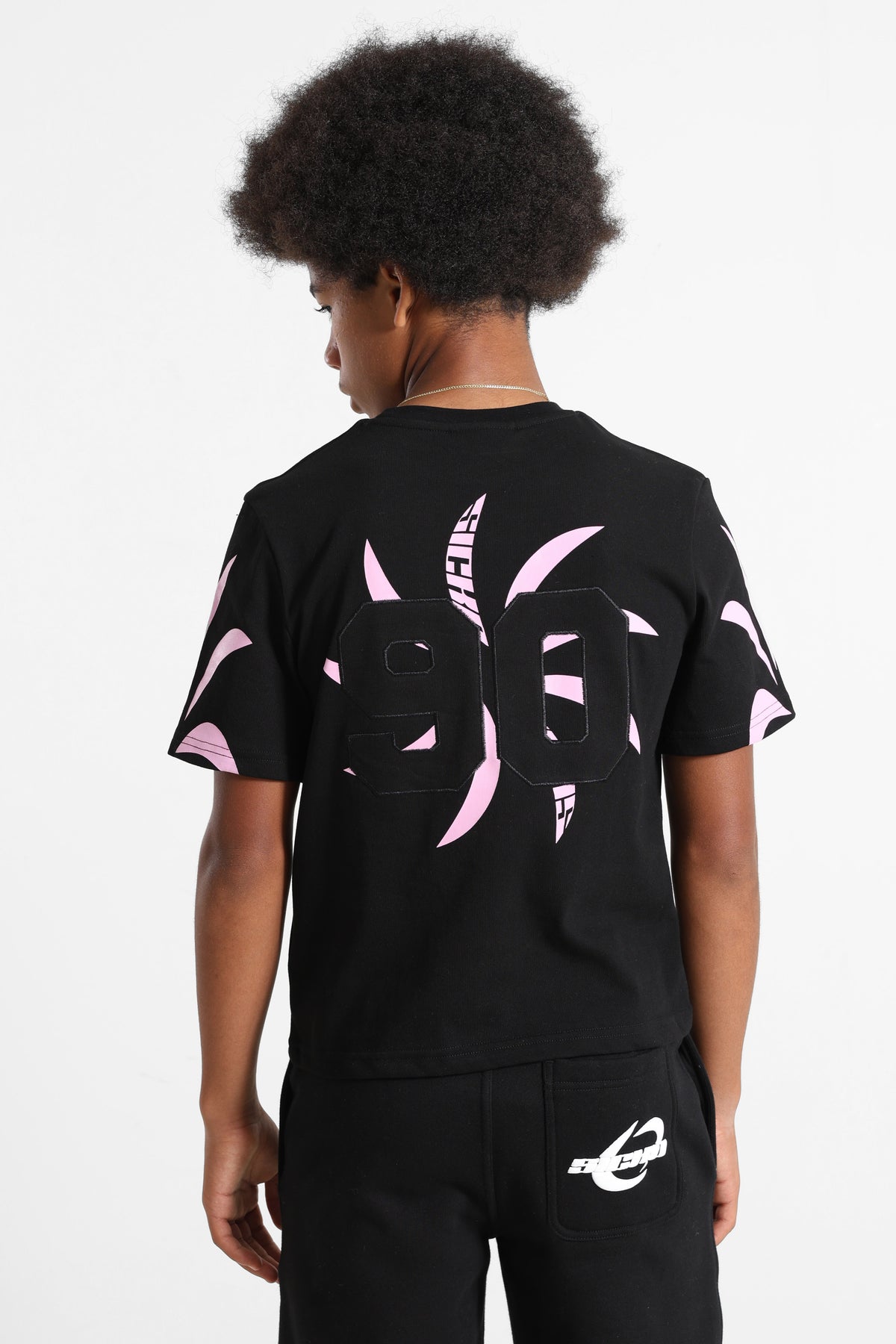 T-Shirt - Noir + Rose