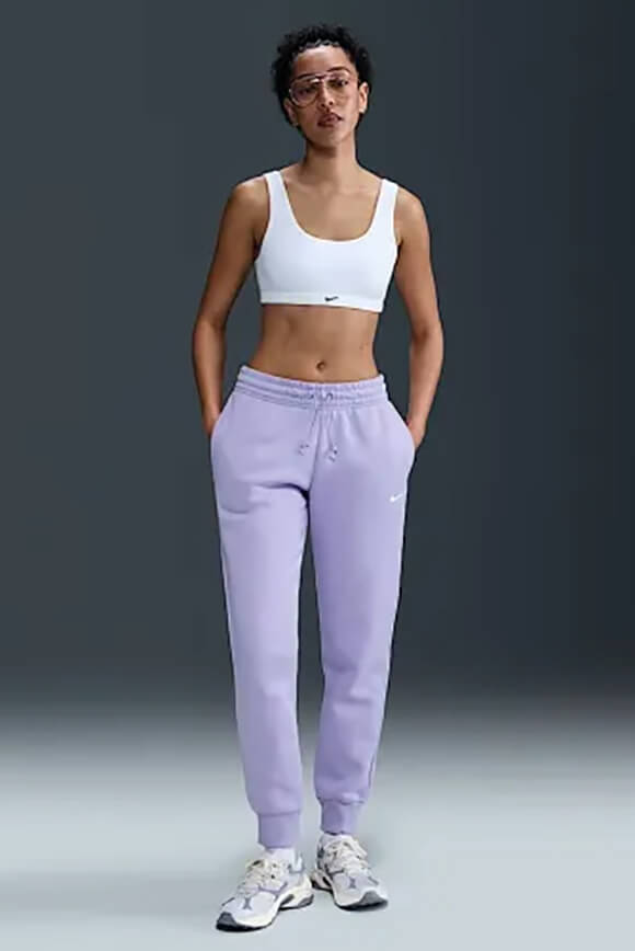 Sportswear Phoenix fleece sweatpants - Ice Lilac
