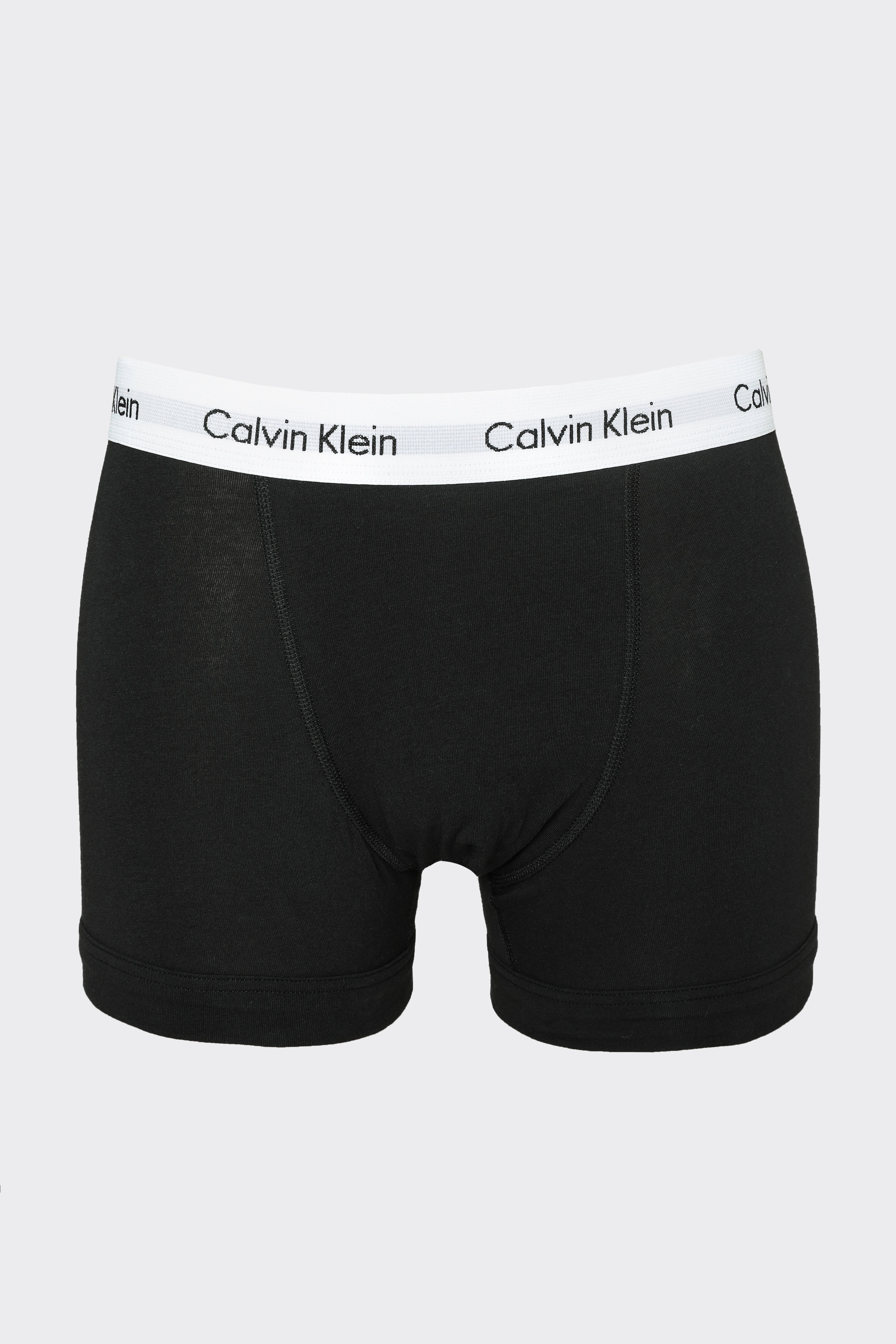 Lot de trois boxers - blanc + noir + gris chiné