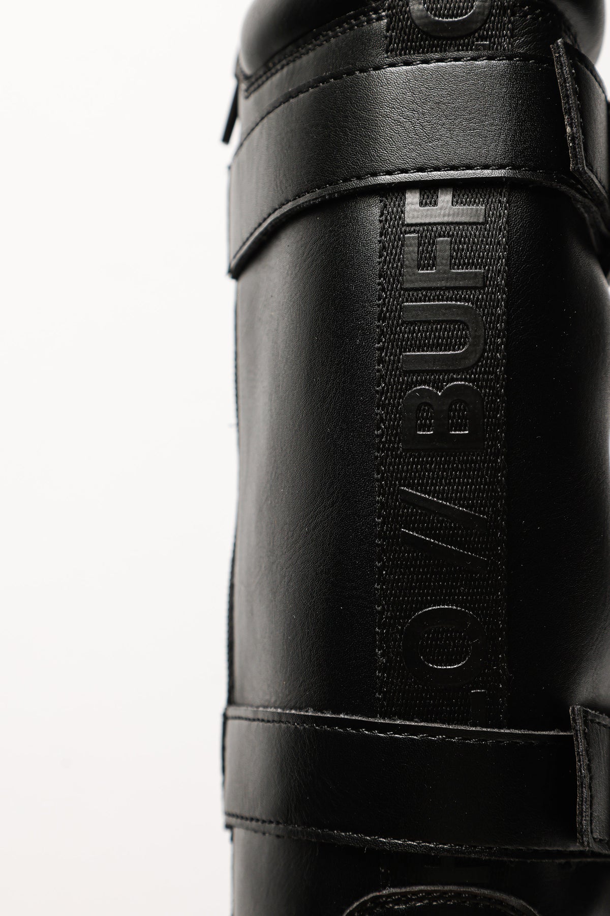 Stivali biker invernali con plateau Vegan Gospher - Black