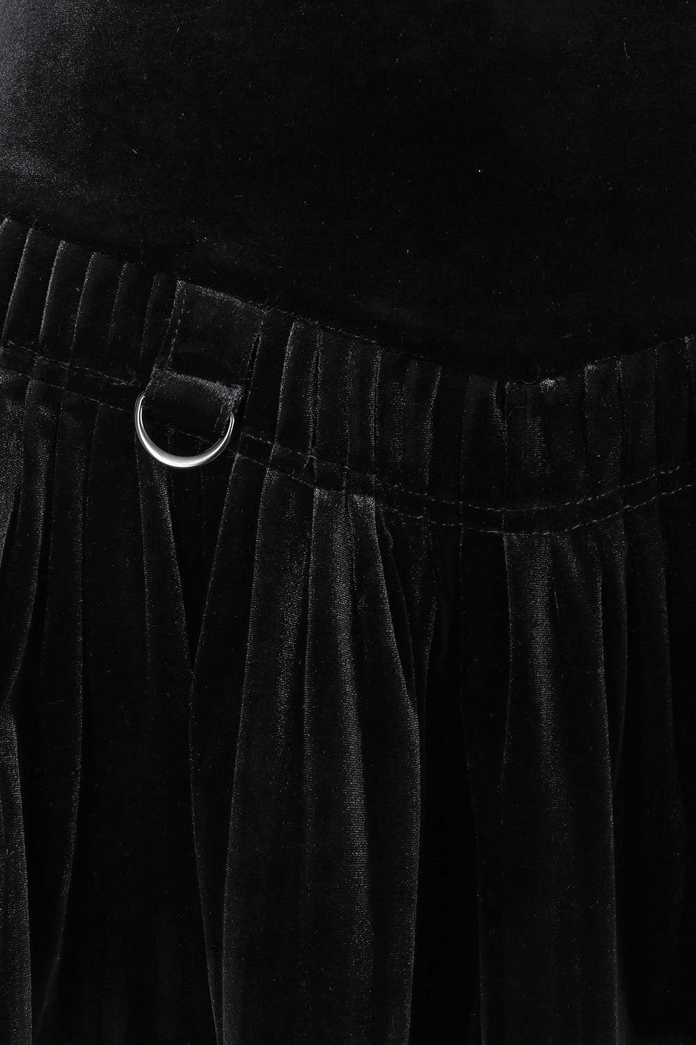 Mini jupe en velours - Black