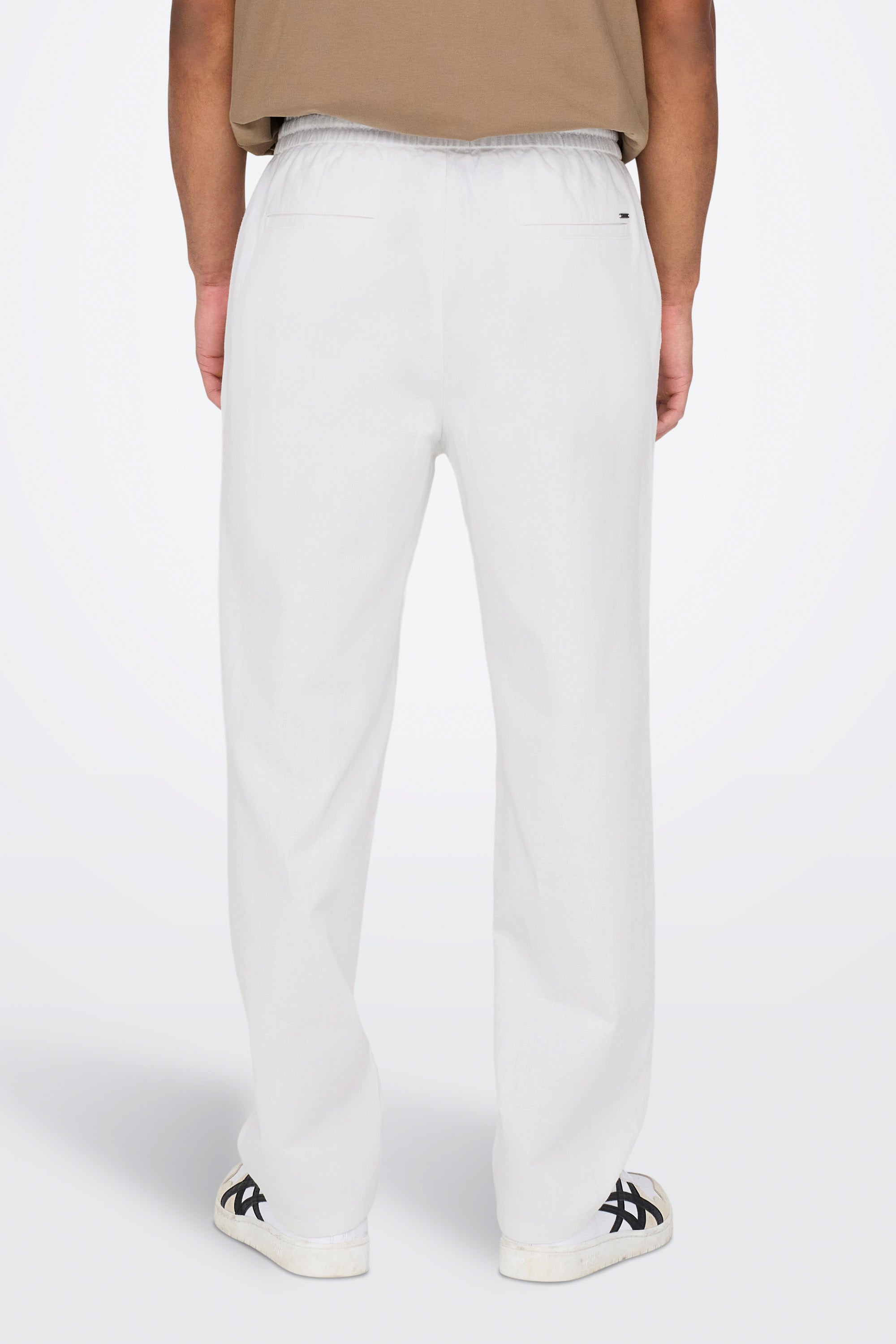 ONSSINUS Leinenhose - Bright White