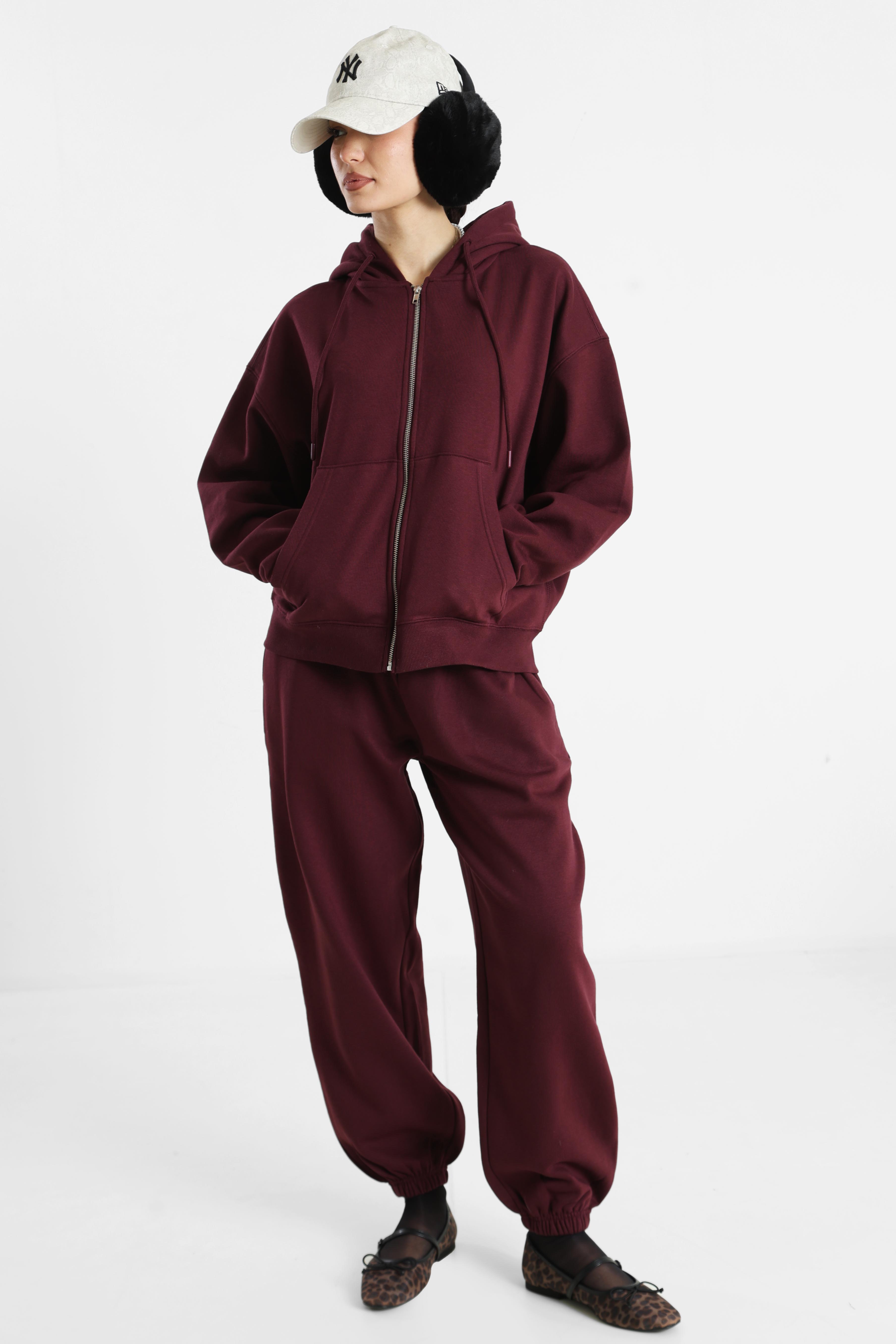 Pantalon sweat - Bordeaux