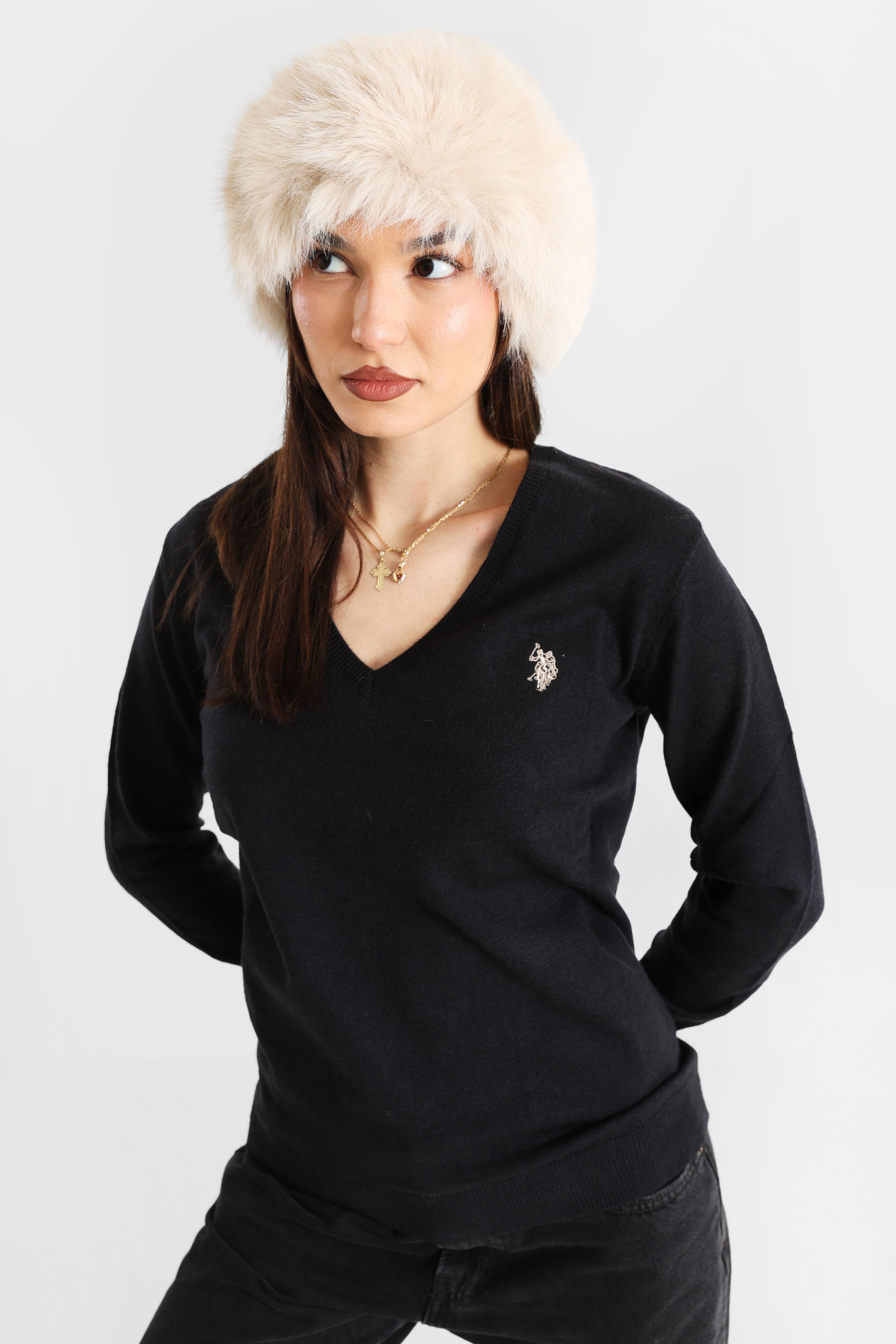 Maglia a maglia fine - Nero