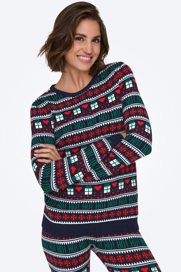 ONLXMAS Christmas knitted sweater - Night Sky