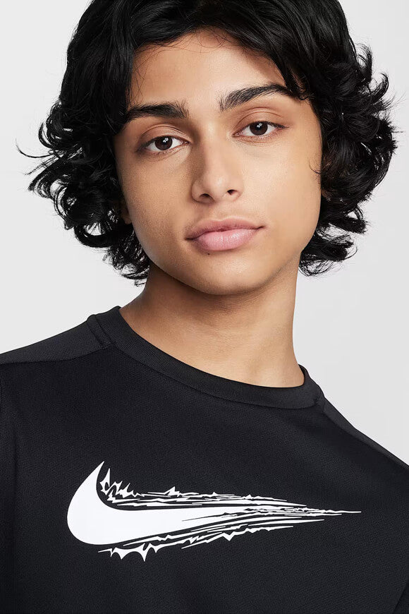 Mesh T-Shirt - Black + White