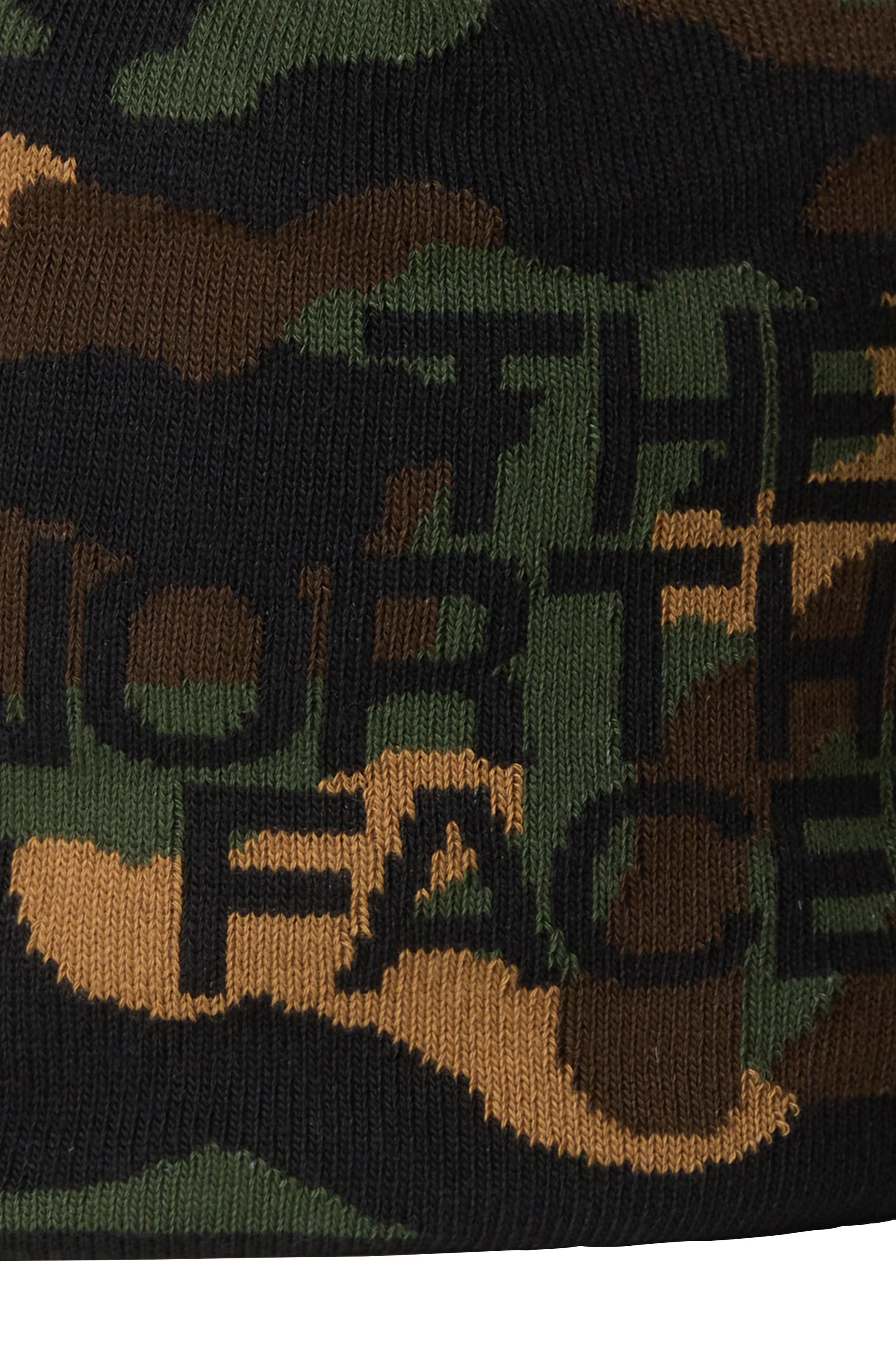 Wendbare Beanie - Camo + Black