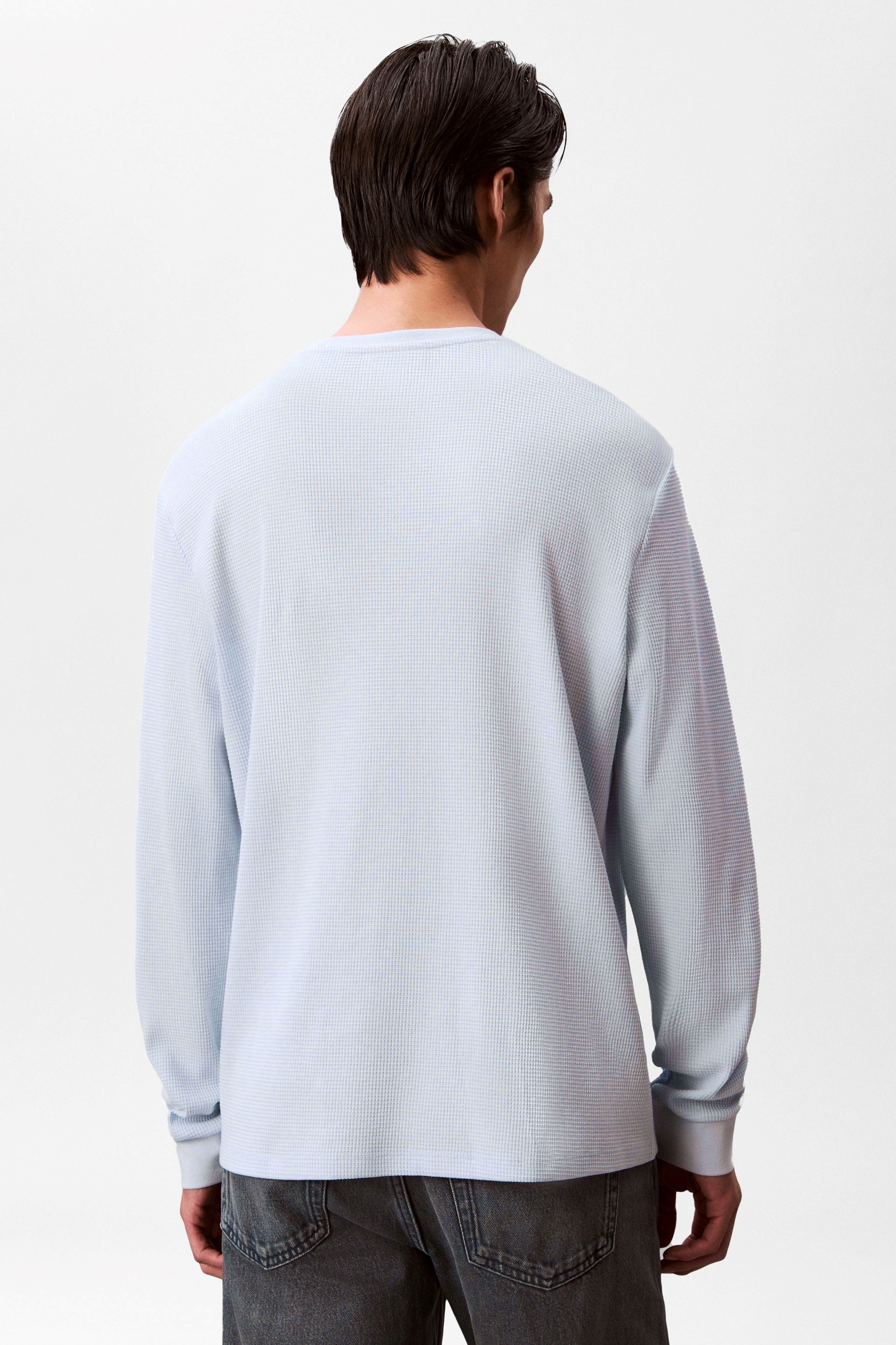 Langarmshirt mit Waffelstruktur - Plein Air