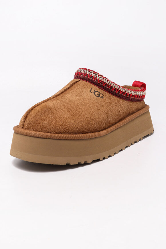 Tazz gefütterte Plateau Slipper - Chestnut