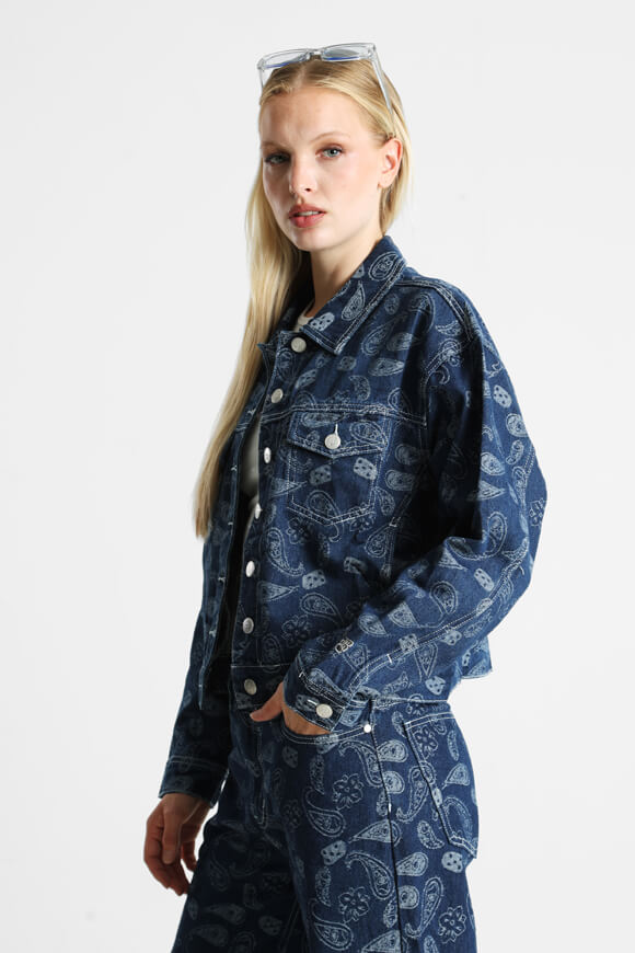 Denim jacket - Dark blue denim