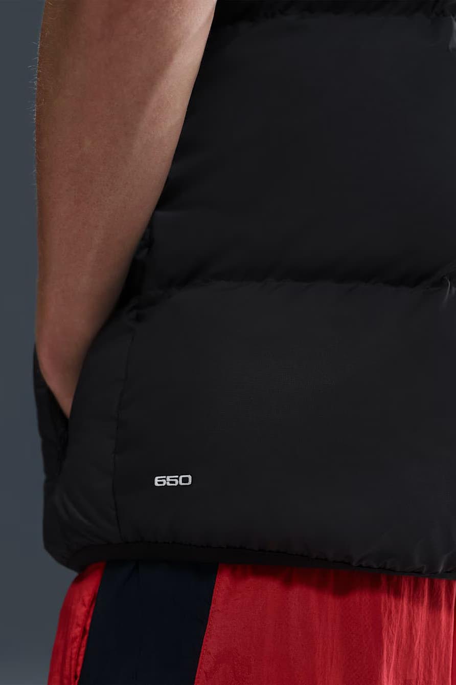Sportswear Club gilet doudoune matelassé - Black
