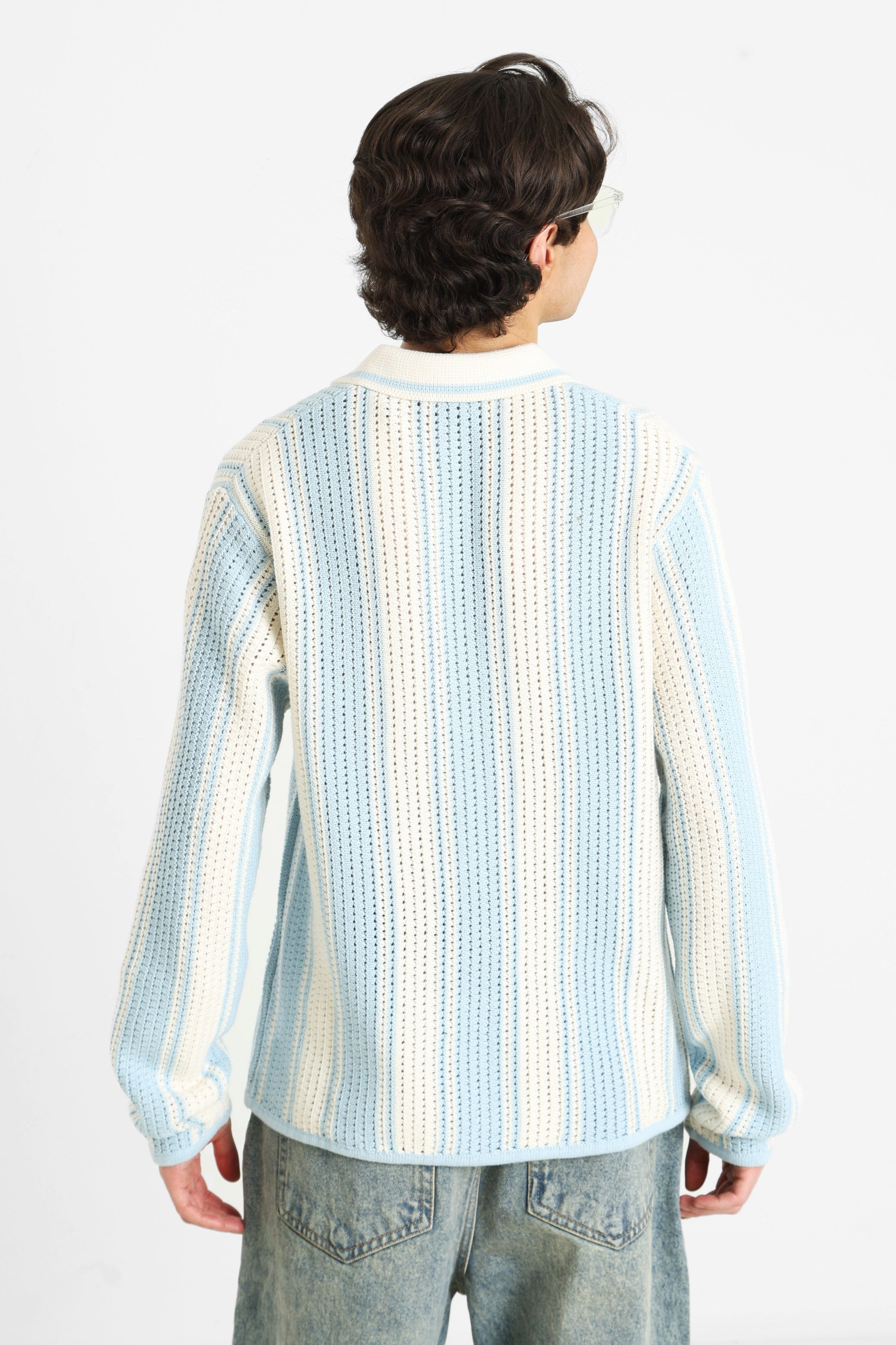Strickpullover - Cashmere Blue + Sea Salt