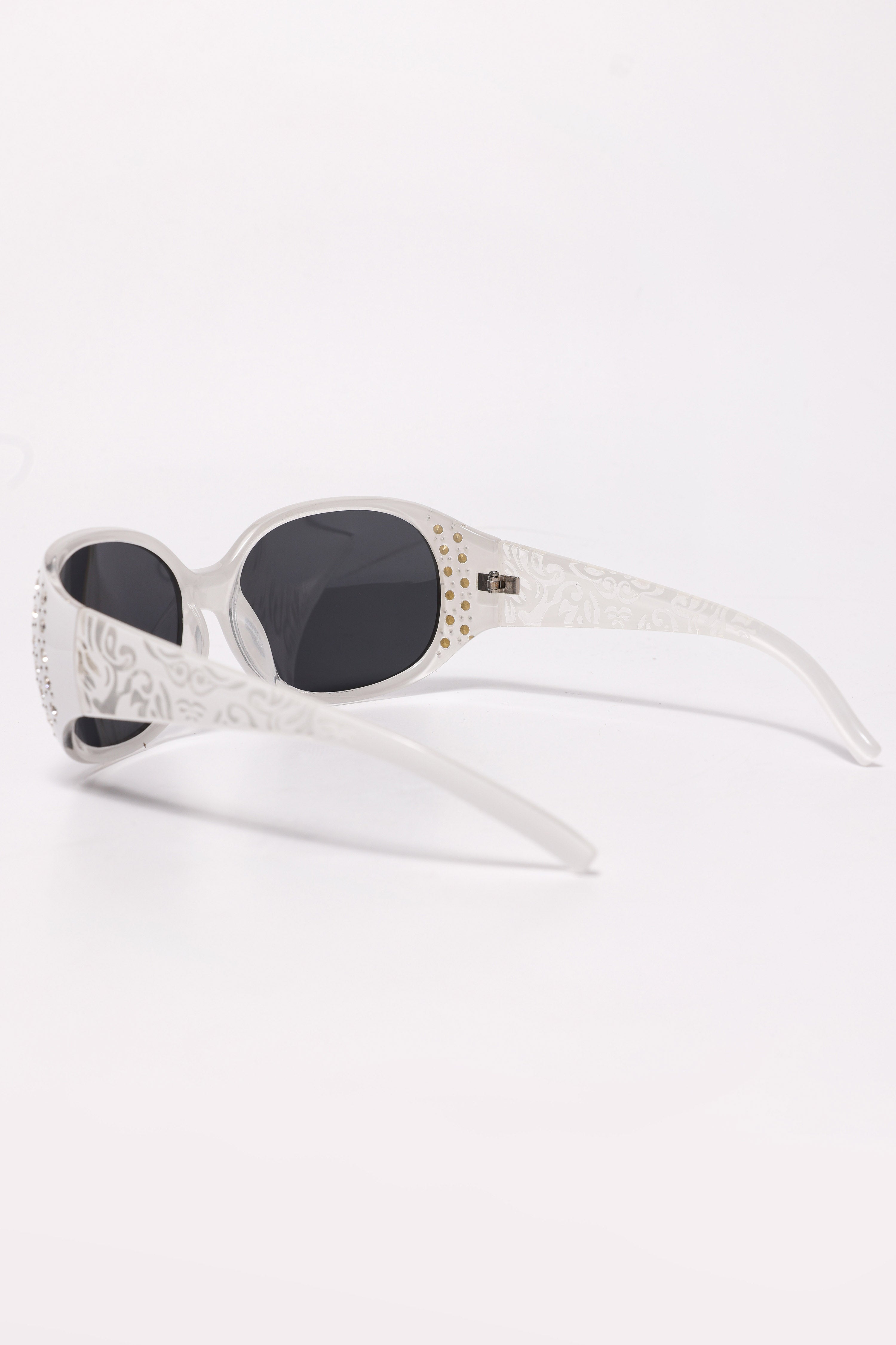 Lunettes de soleil - White + Silver + Black