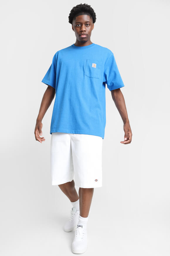 Pocket Oversize T-Shirt - Marine Blue Heather