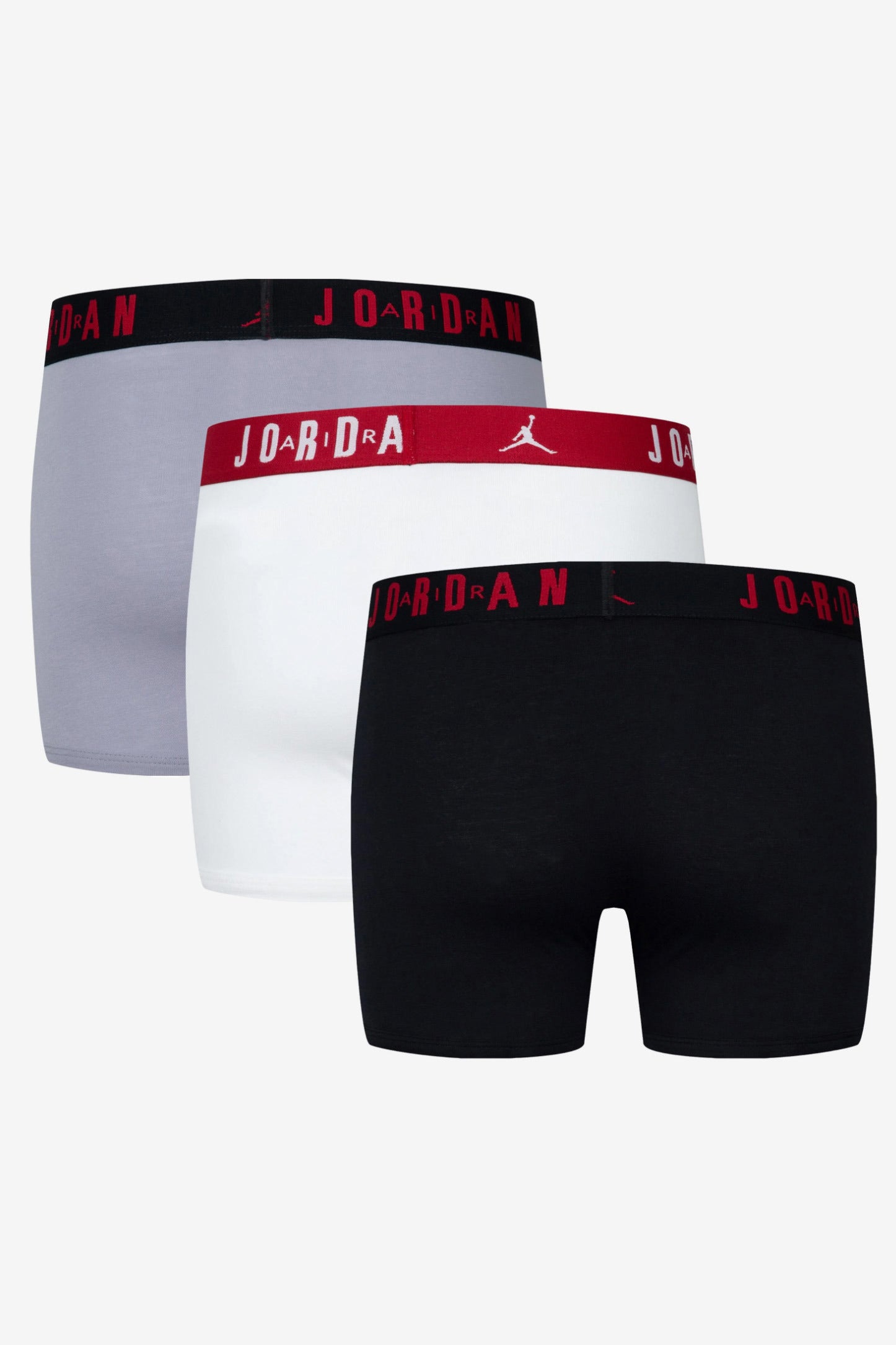 Air Dreierpack Boxershorts - Black + White + Gym Red + Cement Grey