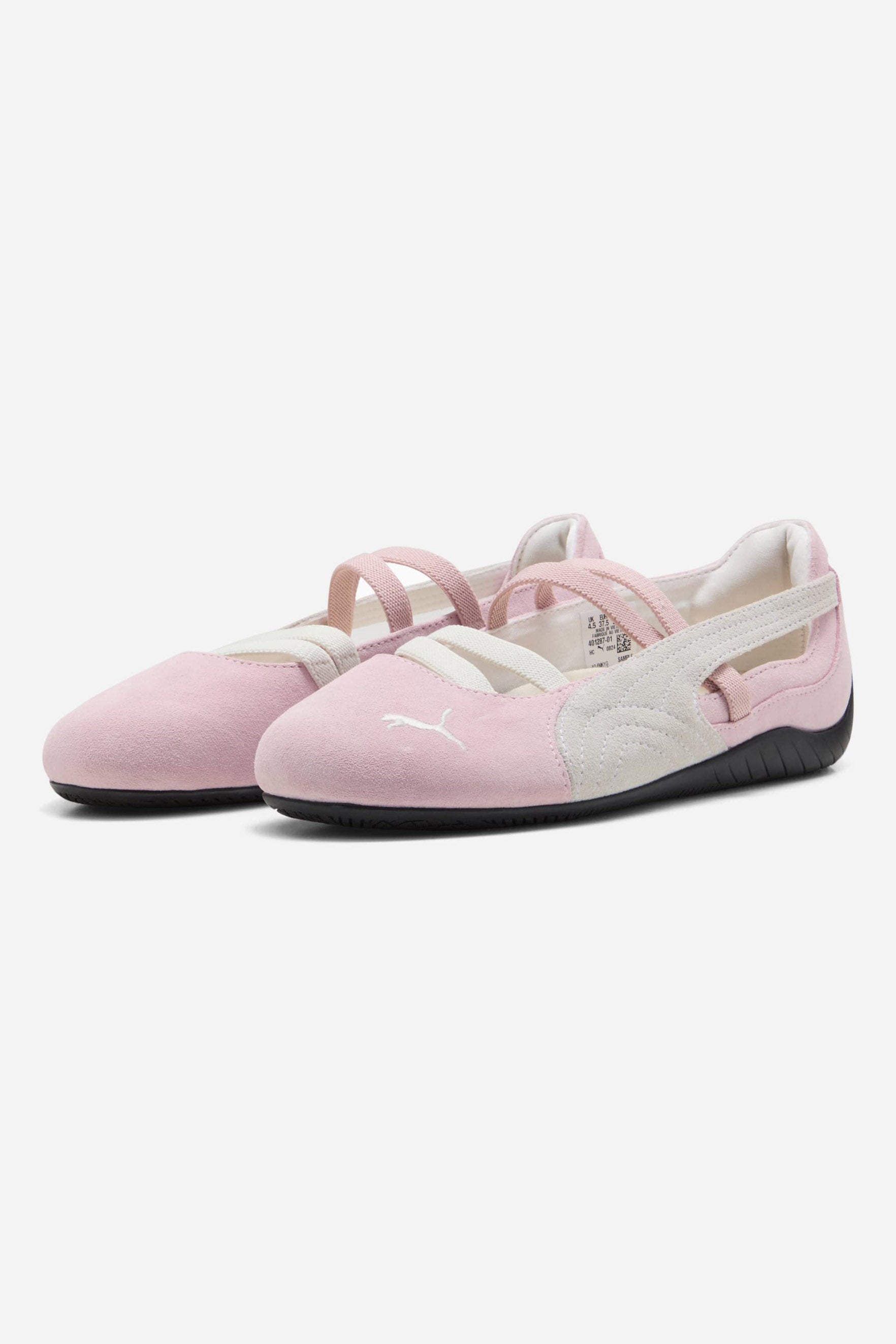 Speedcat Wildleder Ballerina - Whisp Of Pink + White