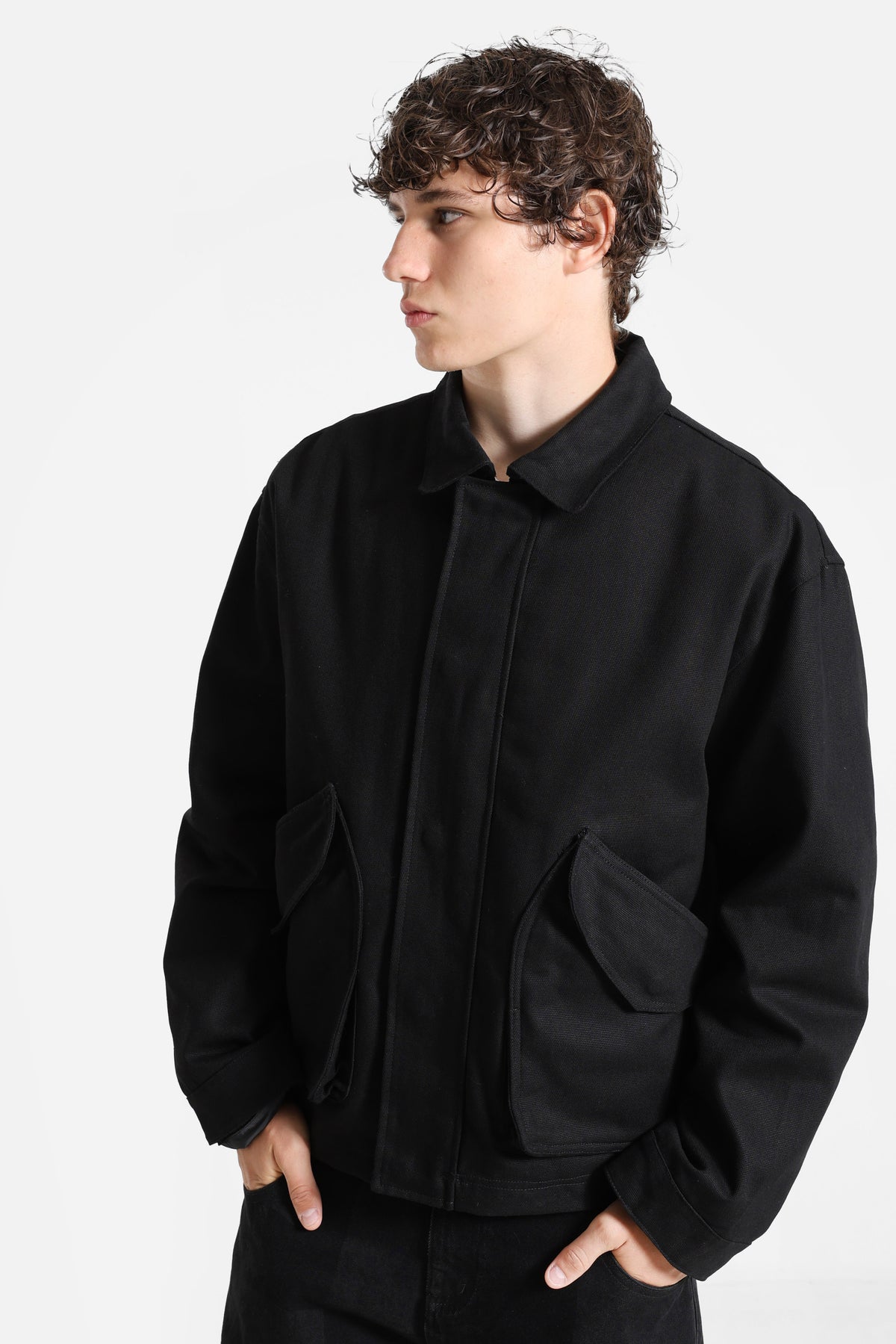 Leichte 2-in-1-Jacke - Black