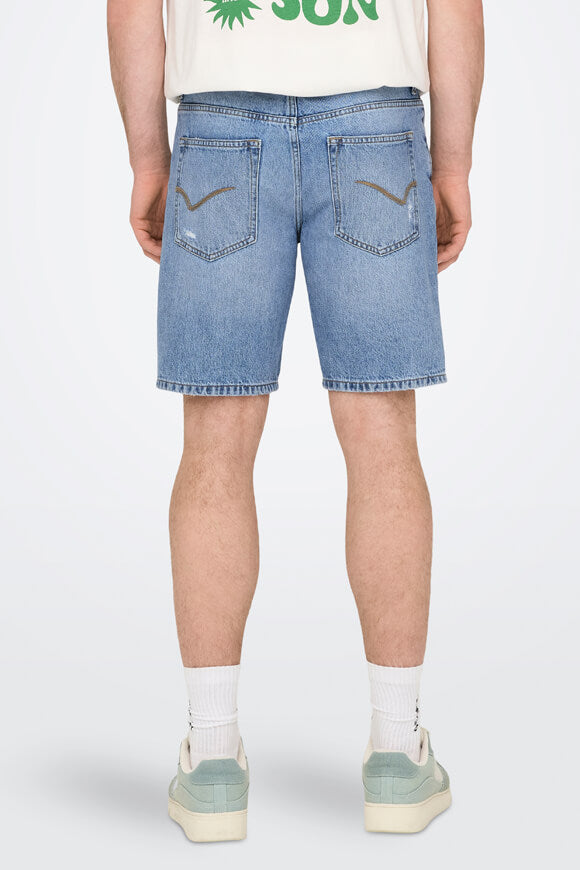 Shorts in denim Edge - Blue Denim