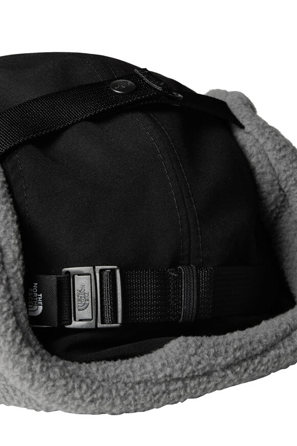 Yumiori gefütterte Trapper cap - Black + Smoke Grey