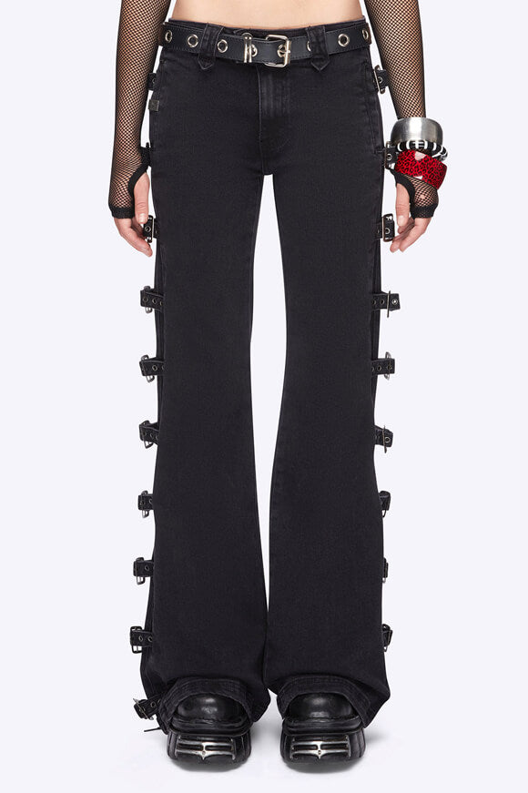 Electric jean flare - Black