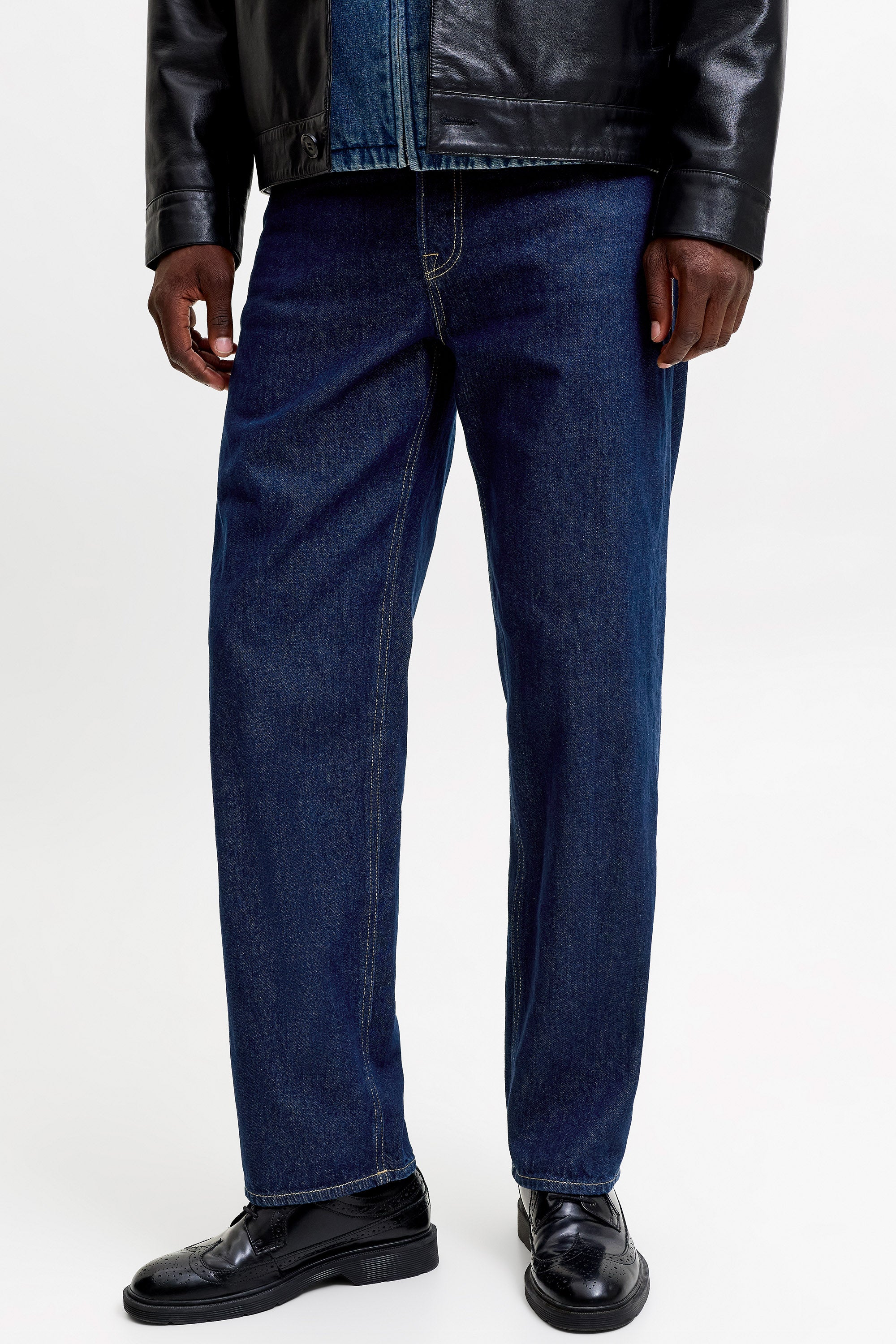 Jeans JJIEDDIE, vestibilità loose, lunghezza 32 - Blue Denim