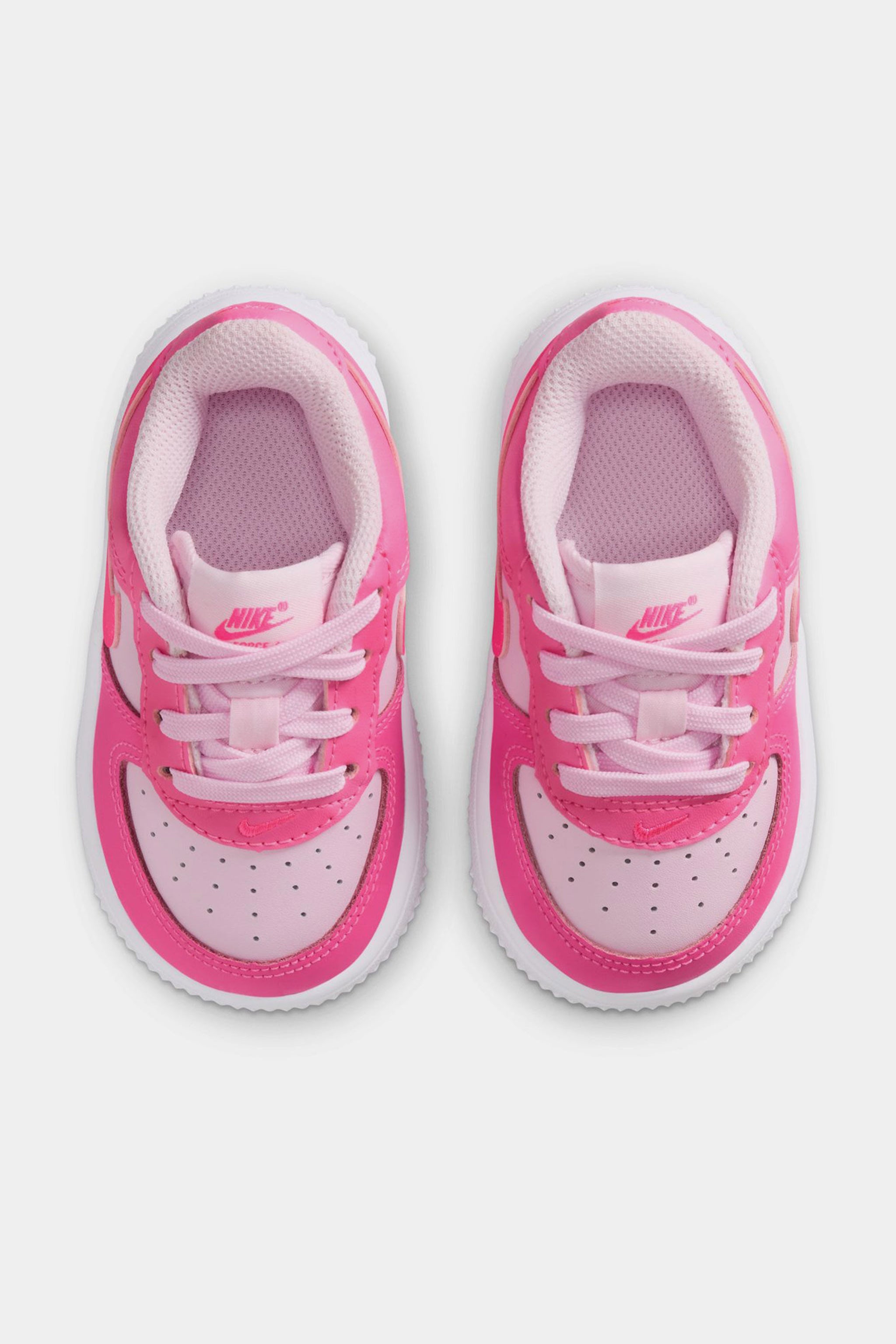 Force 1 BT Lace baby sneakers - Pink Foam + Hyper Pink + Pinksicle