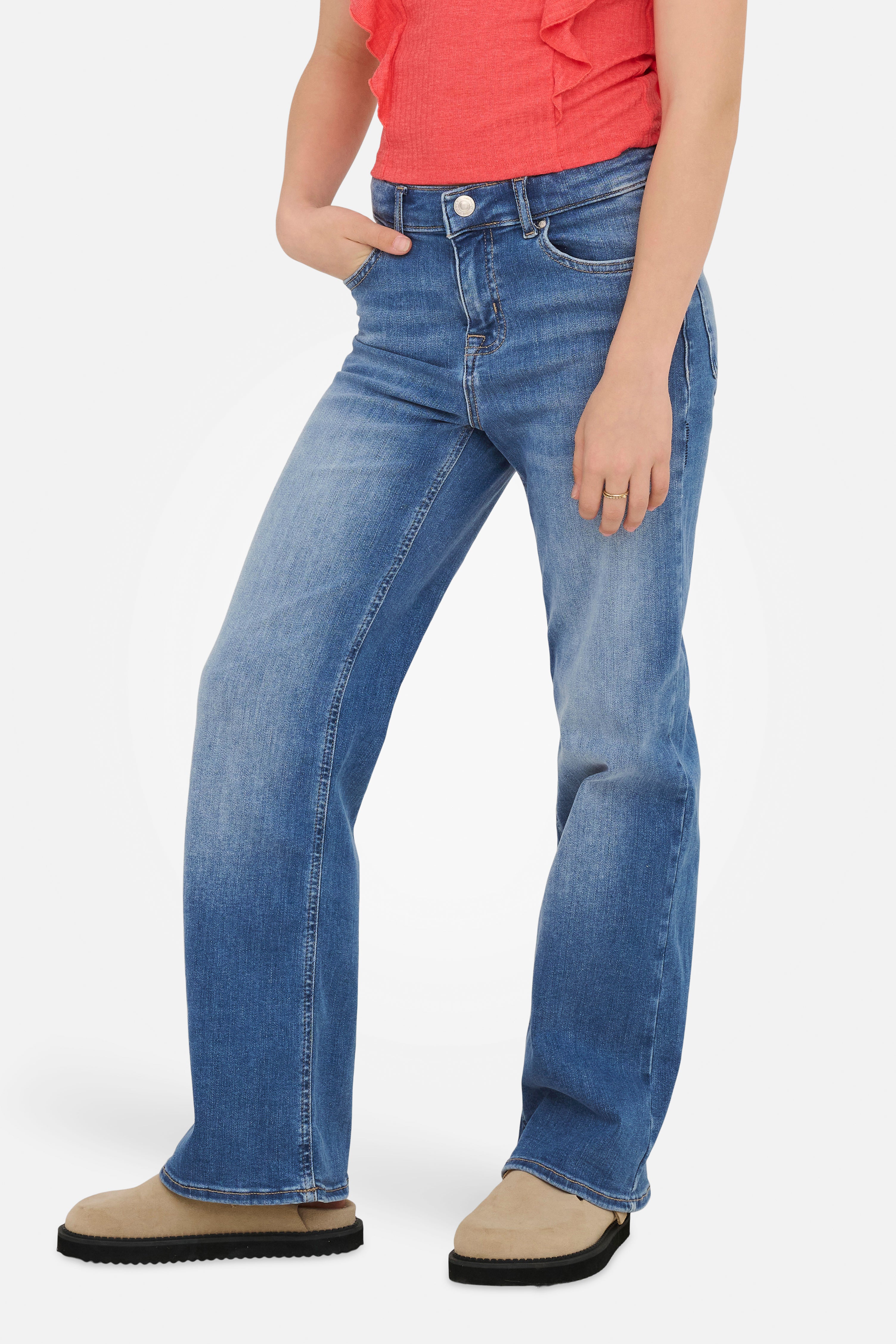 KOGMADISON jeans a gamba larga - Medium Blue Denim